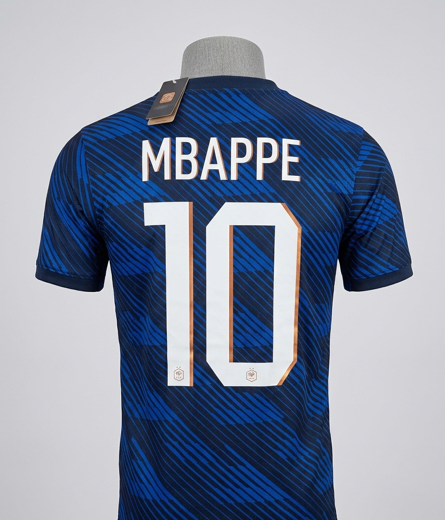 Mbappe 10 France Soccer Jersey 2026 Blue Men Slim Fit Adult Fan Apparel Shirt