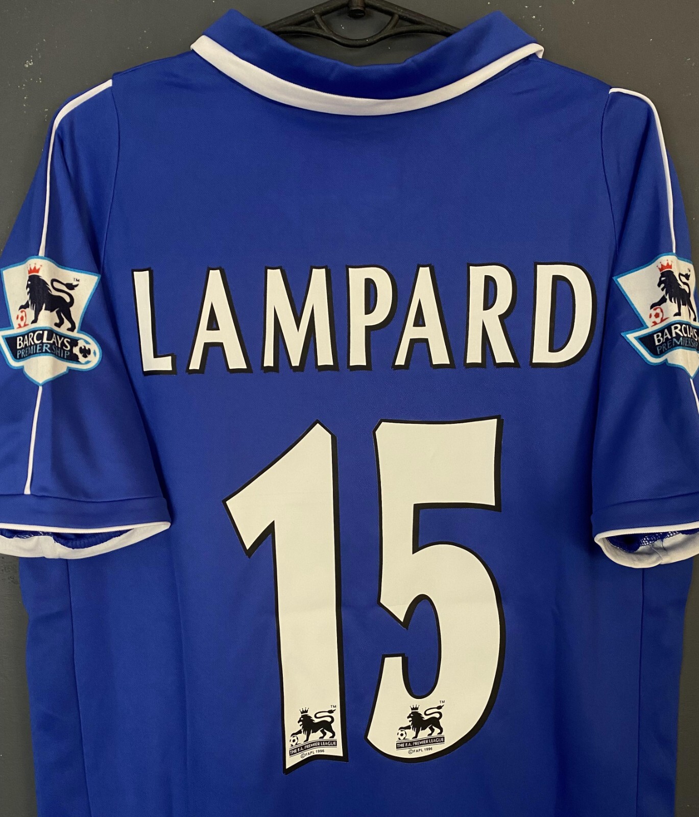 RETRO REPLICA MENS LAMPARD CHELSEA 1981/1983 SOCCER FOOTBALL SHIRT JERSEY SIZE M