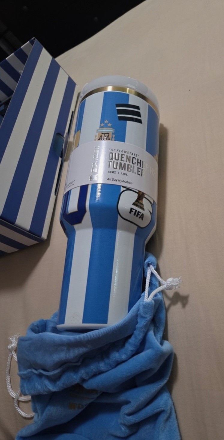 lionel messi 40 oz fancy cup World Cup Edition