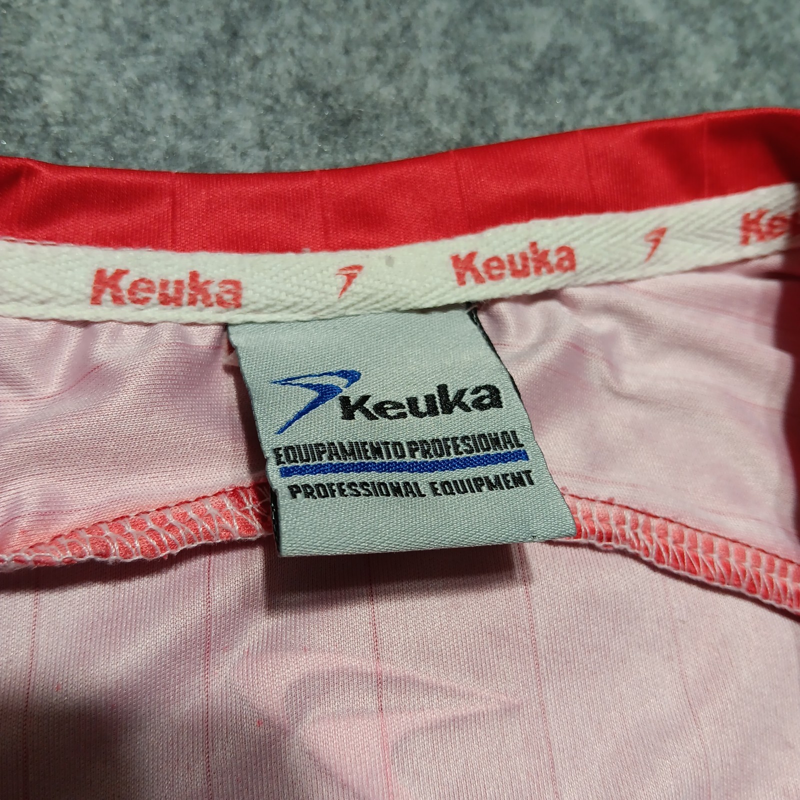 Keuka Futbol Soccer Jersey Shirt Mens Large Red