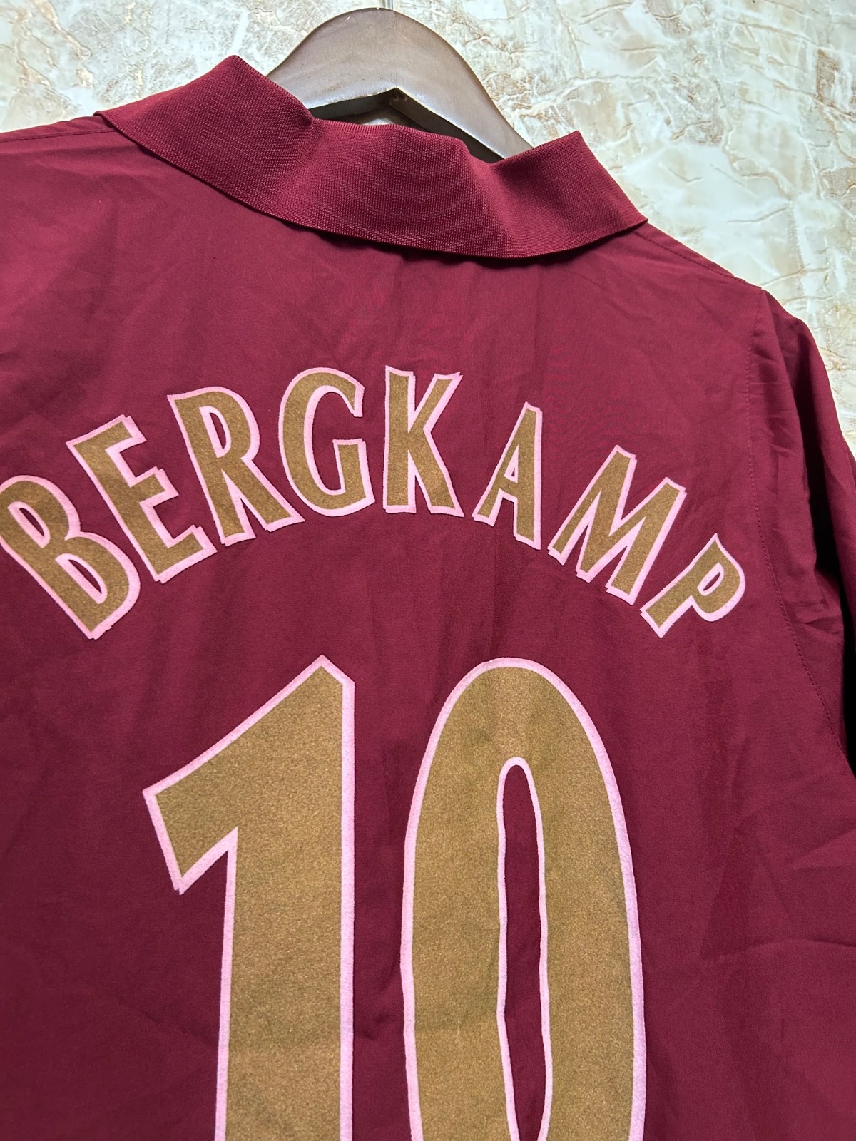 Arsenal #10 Dennis Bergkamp 2005/2006 FAN! Football Shirt Soccer Jersey Size L