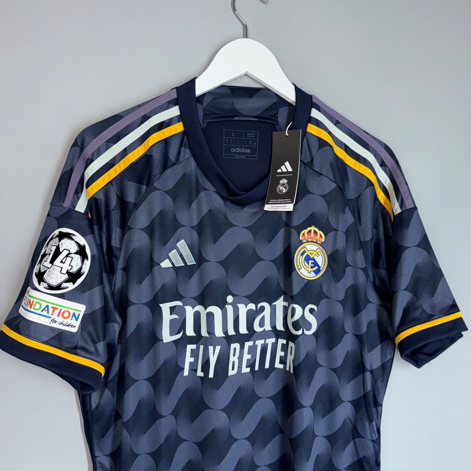 NWT REAL MADRID SPAIN 2023 2024 AWAY FOOTBALL SHIRT JERSEY #10 MODRIC ADIDAS