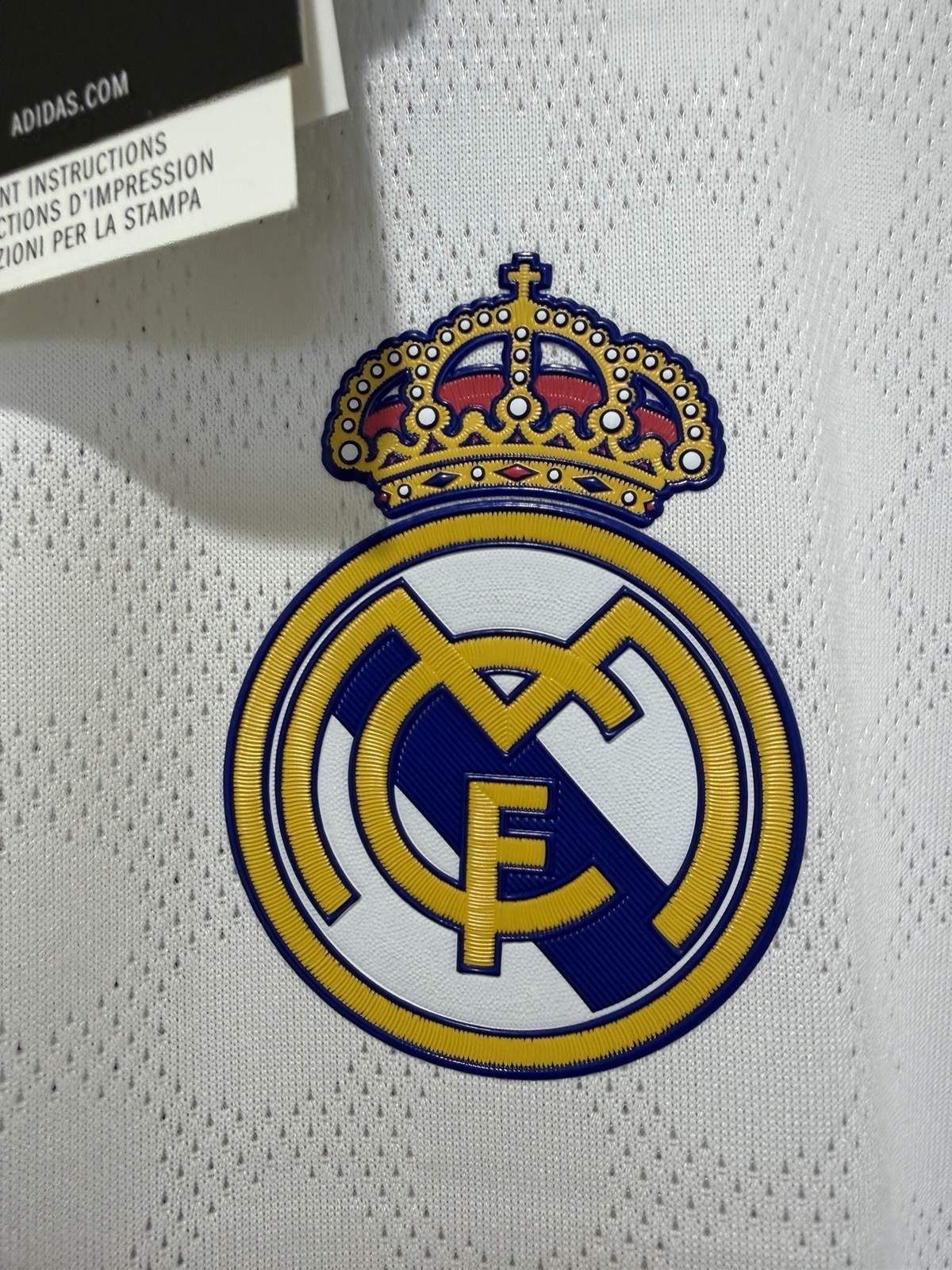 Modric #10 Mens XL Adidas Real Madrid Authentic Long Sleeve Farewell Jersey