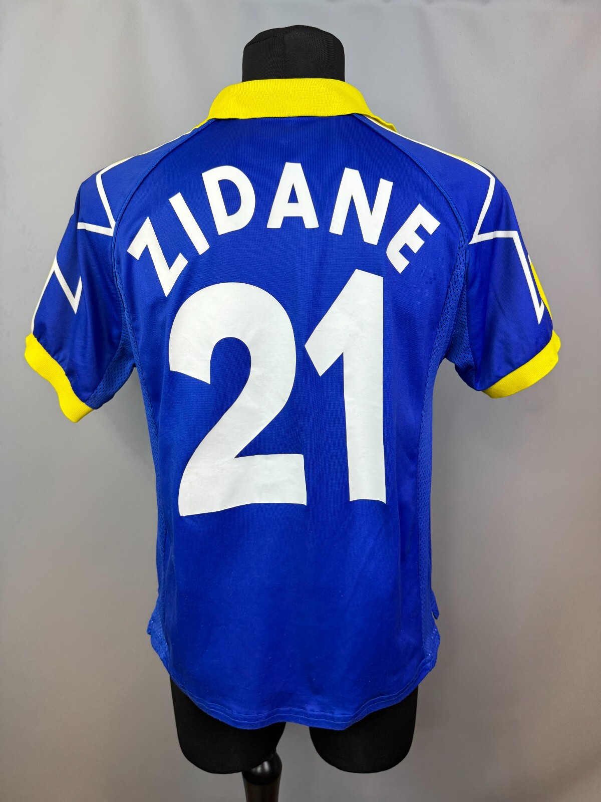 JUVENTUS 1995 1997 ZIDANE AWAY SHIRT FOOTBALL SOCCER JERSEY KAPPA SIZE S