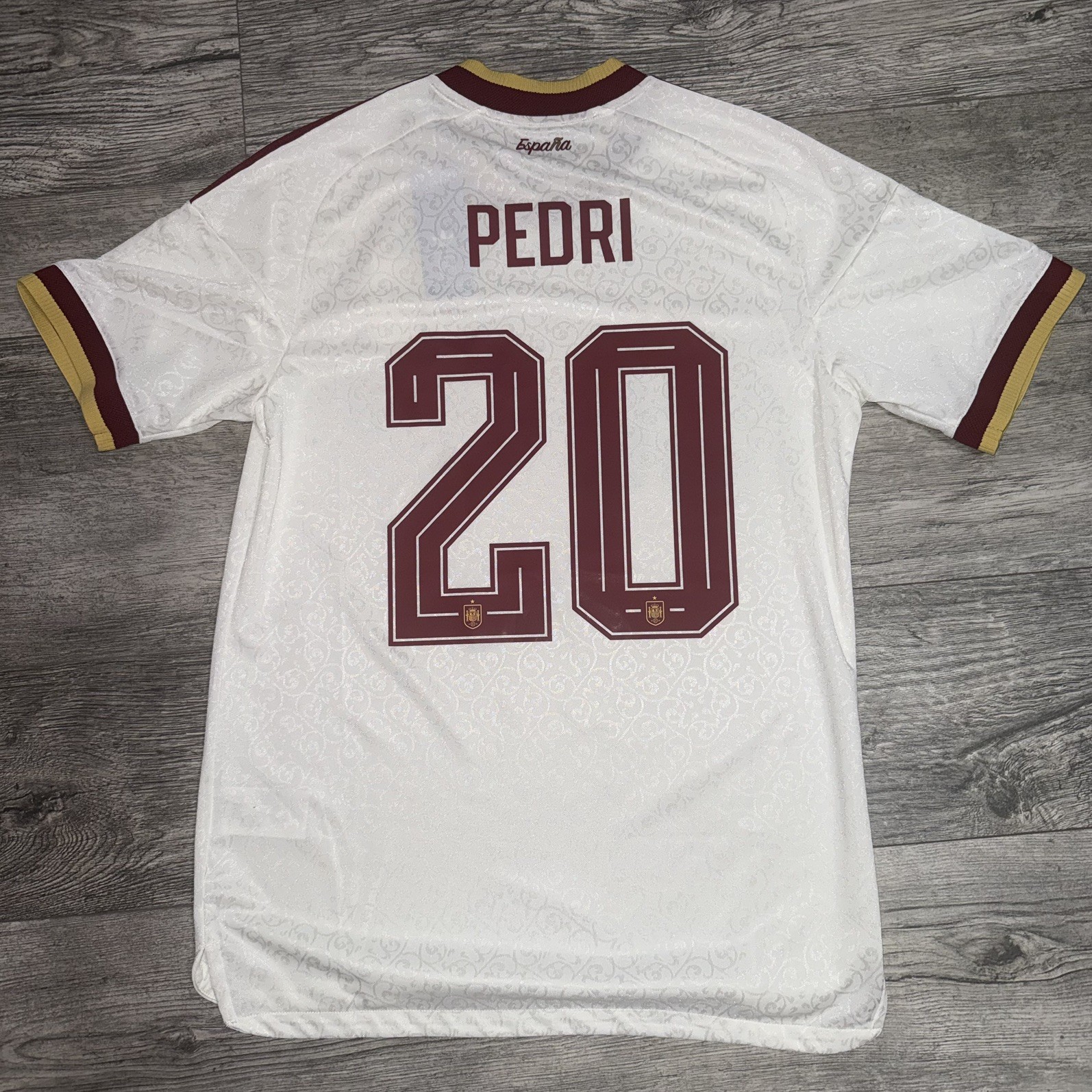 Spain Away Authentic 2026 Jersey – Pedri M