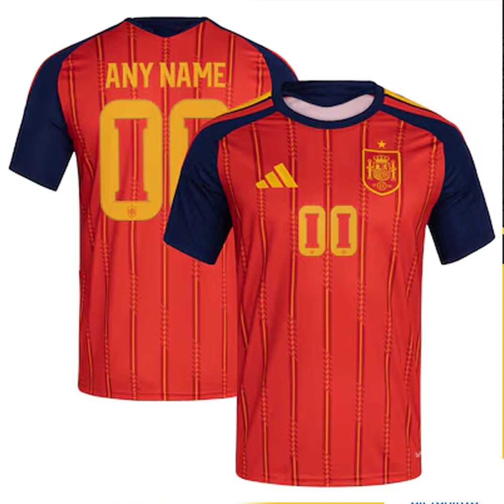 Custom Name – Spain 2026 Fan Version Jersey 3D Soccer – All Size