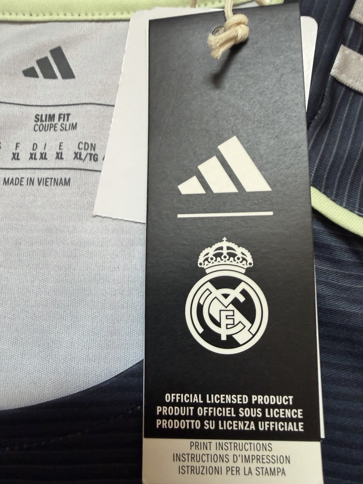 Jude Bellingham Real Madrid adidas 2025-26 Away Player Jersey – NWT – Mens XL