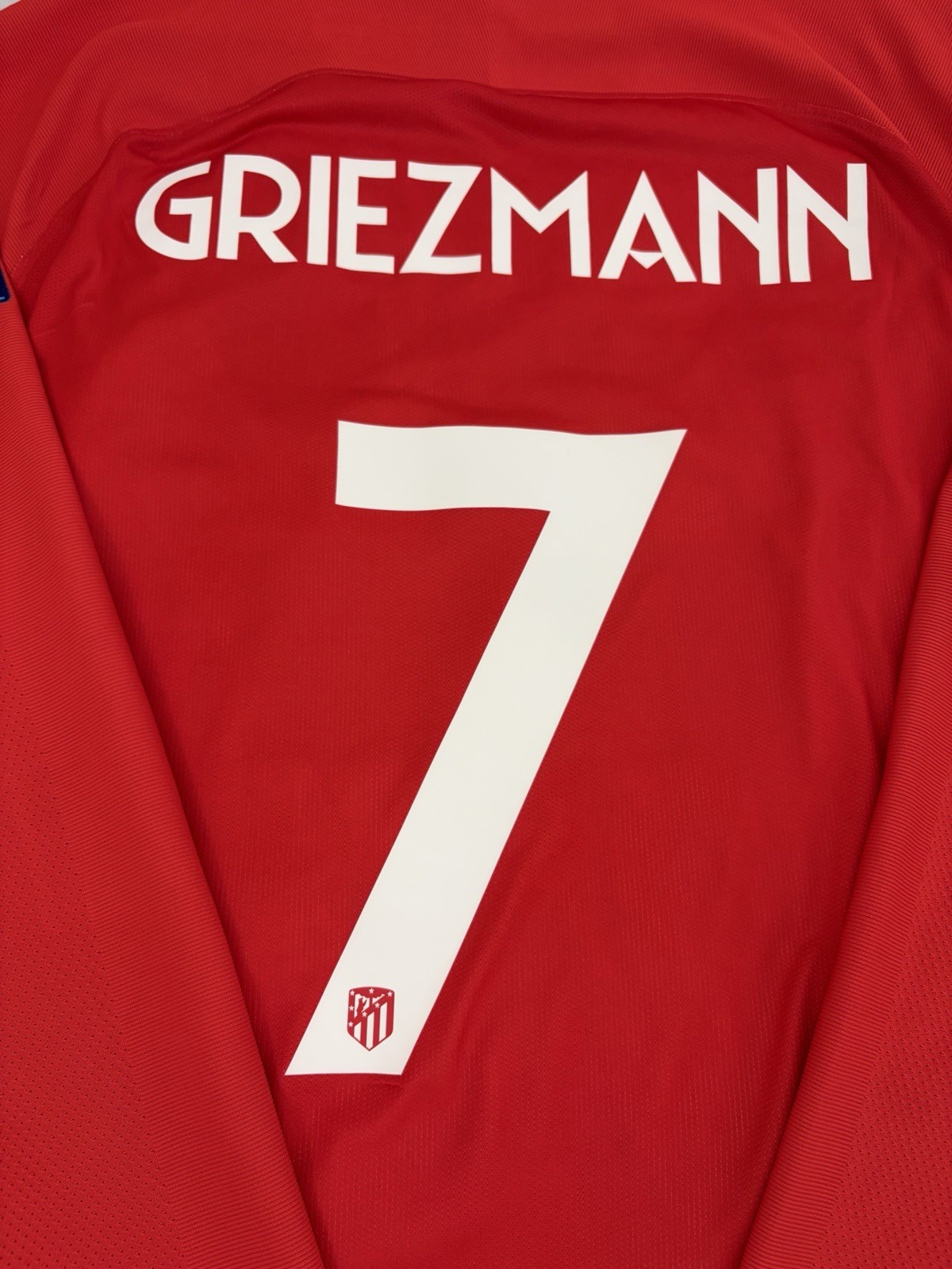 Nike Atletico Madrid 2017-18 Home Antoine Griezmann Long Sleeve Player Issue XL