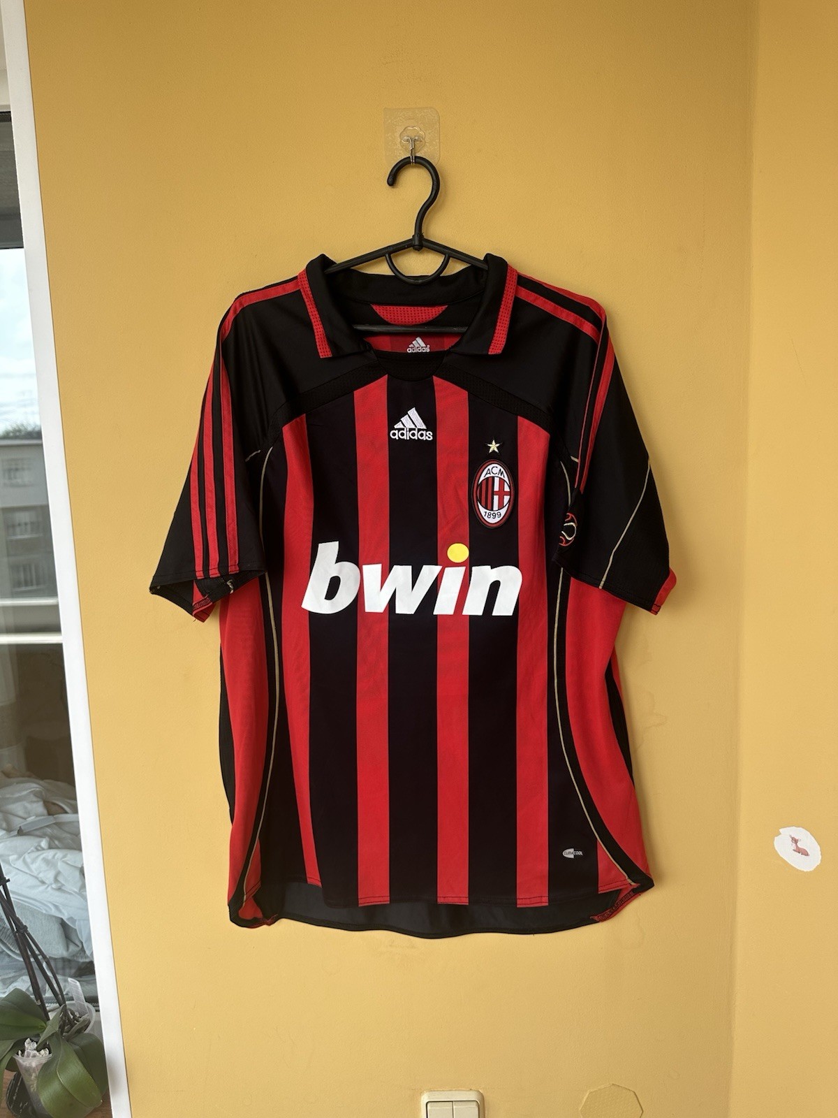 MILAN 2007 2008 HOME Maldini #3 FOOTBALL SHIRT SOCCER ADIDAS 695041 sz L