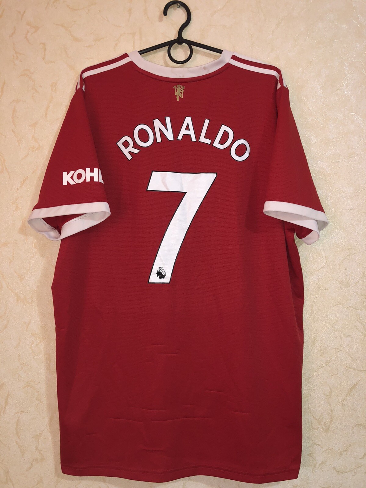 Rare Manchester United 2021-2022 Home Football Jersey Size 2XL Mens #7 Ronaldo