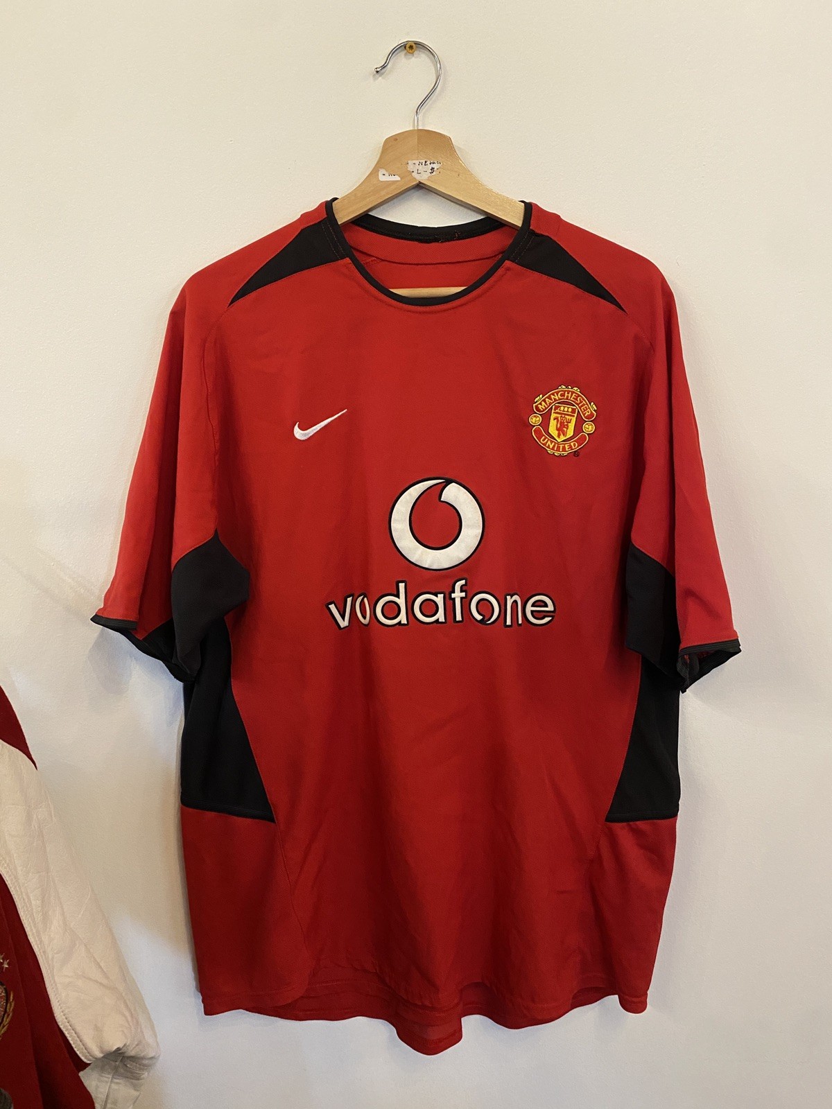 #7 Beckham Manchester United Nike 2002/2004 Home Football jersey Large