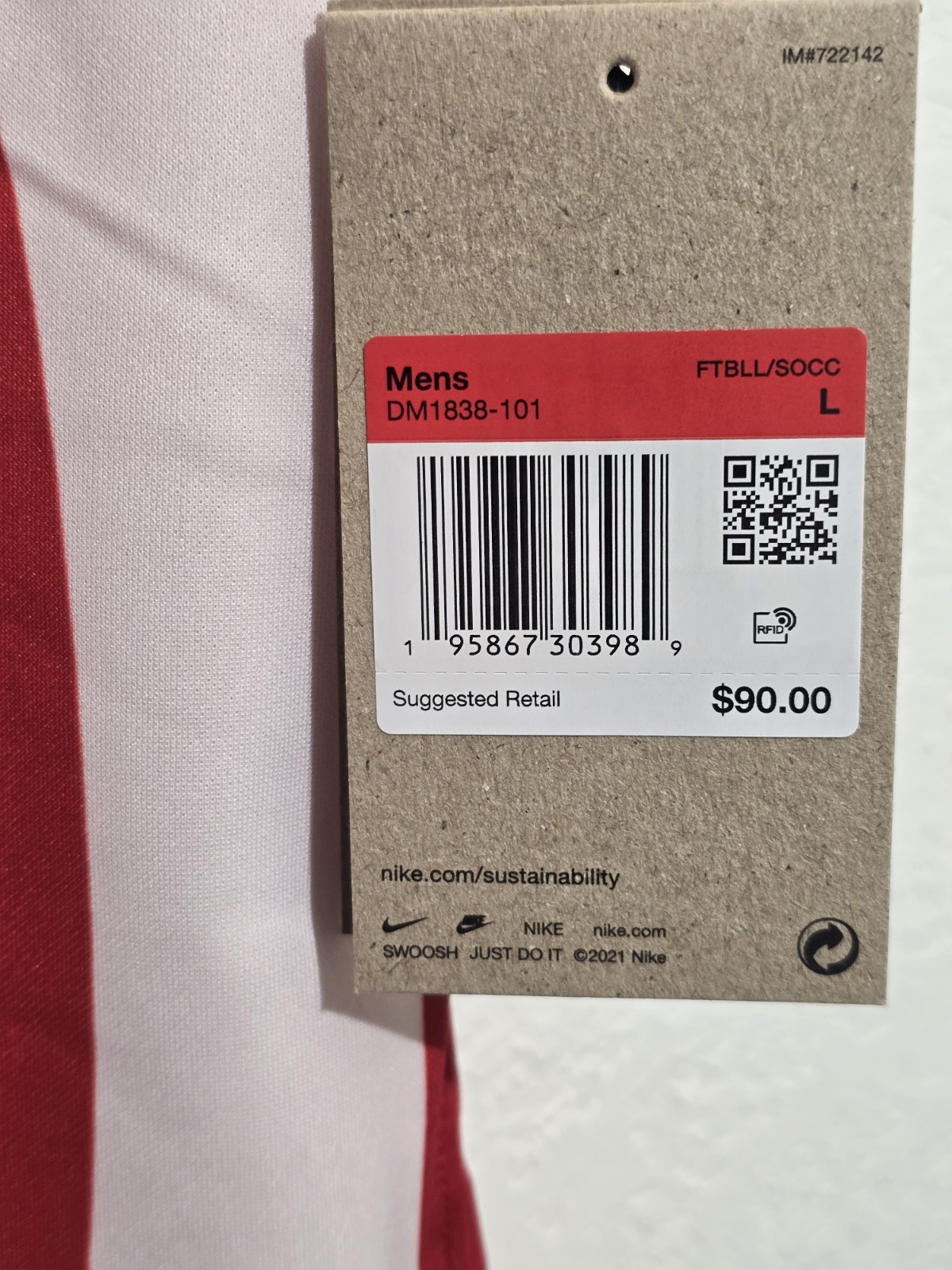 Atletico Madrid Nike Home 23/24 Size XL BNWT – DM 1838-101