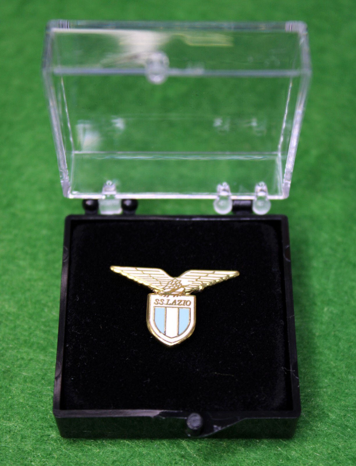 Italy Serie A Football Club SS Lazio Logo Pin Badge in Acrylic Display Case