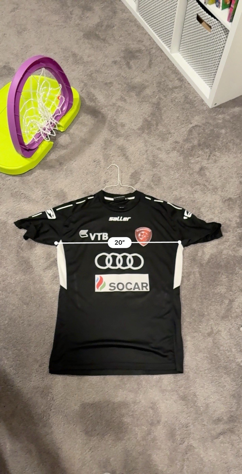 Saller FC Saburtalo Tbilisi Match Worn Jersey Sz m Georgia Republic Soccer