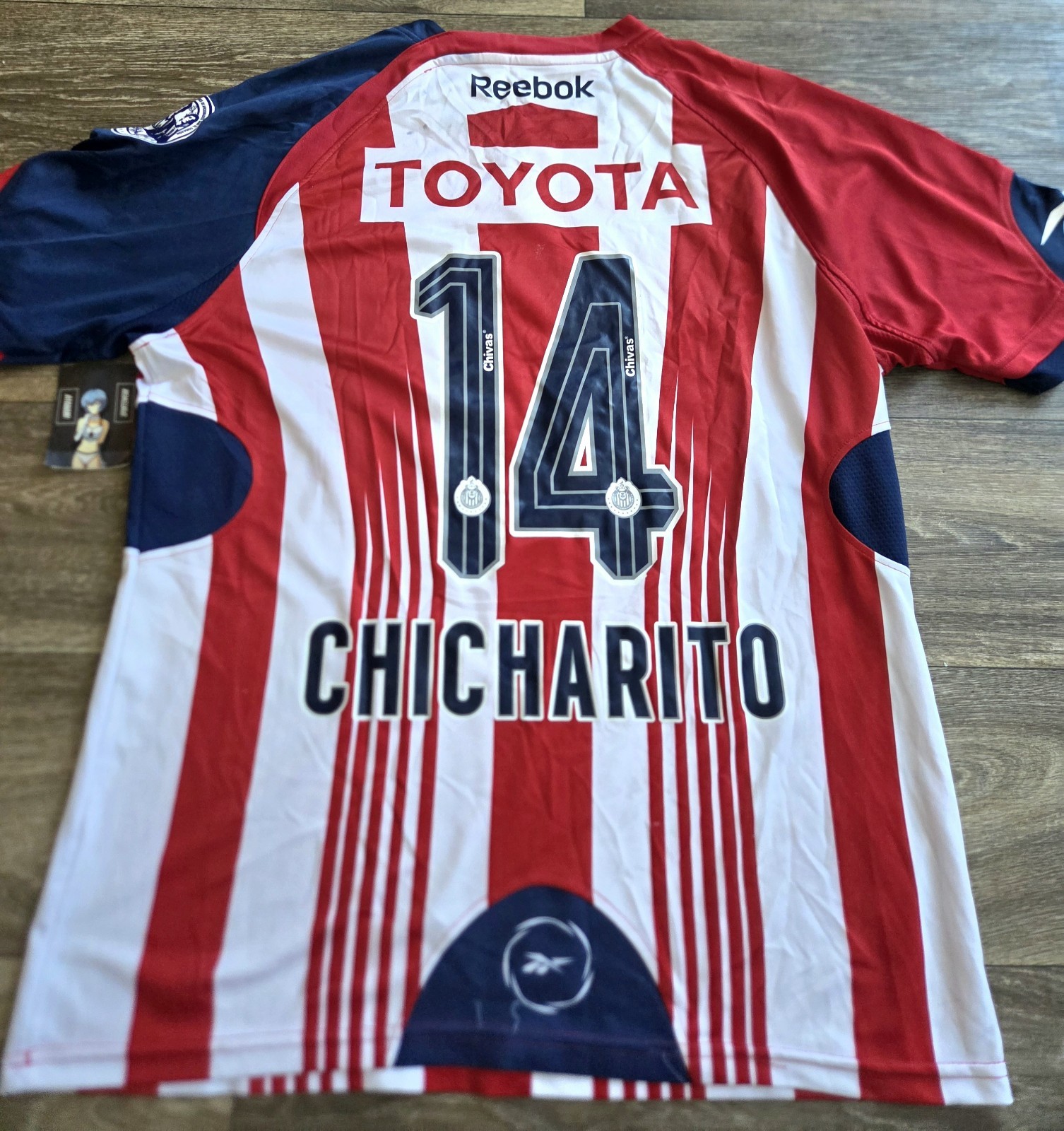 Reebok Chivas Guadalajara 09/10 Chicharito Futbol Soccer Jersey Size Medium