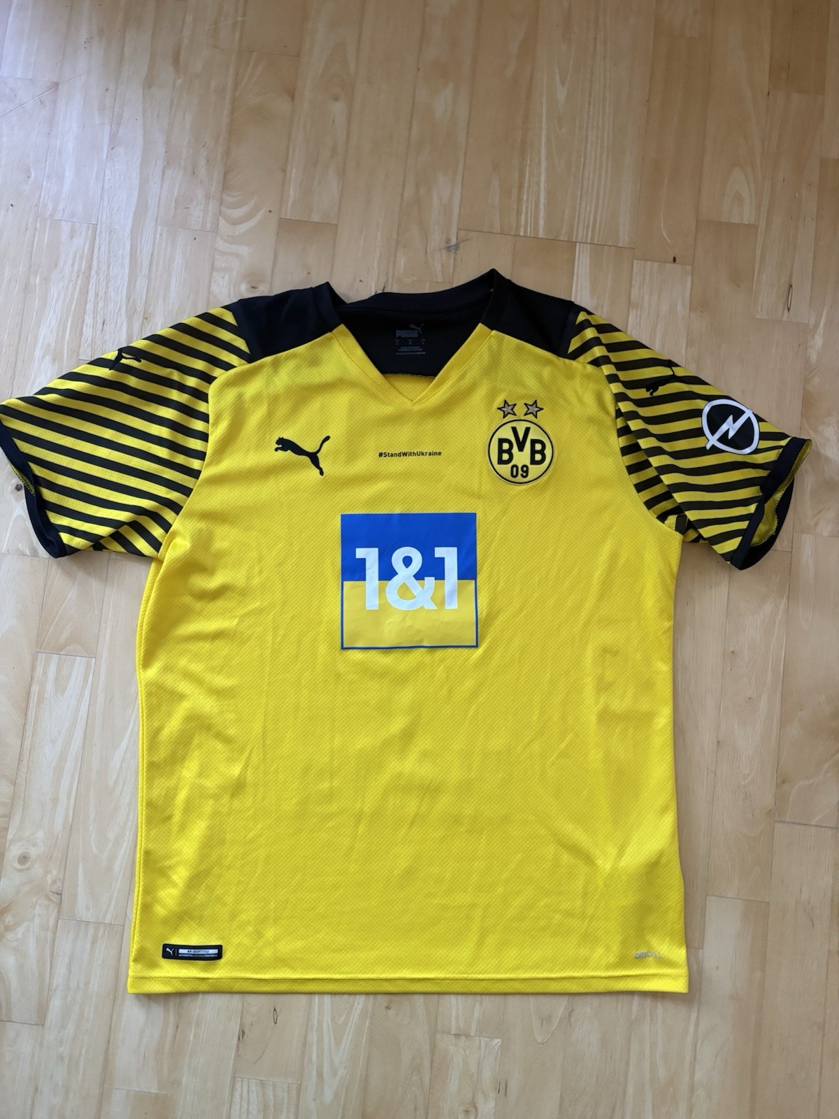 Puma Borussia Dortmund BVB Soccer Jersey Haaland 9 Ukraine Special Edition