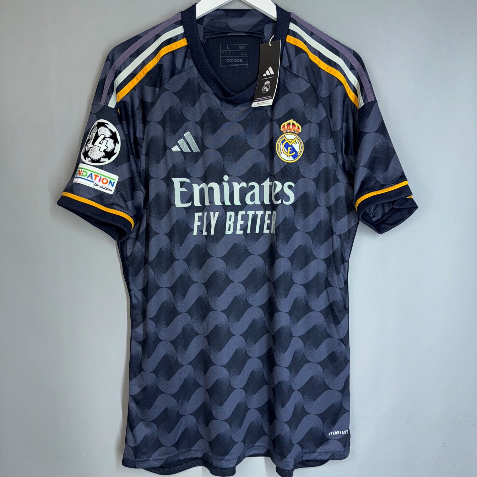 NWT REAL MADRID SPAIN 2023 2024 AWAY FOOTBALL SHIRT JERSEY #10 MODRIC ADIDAS