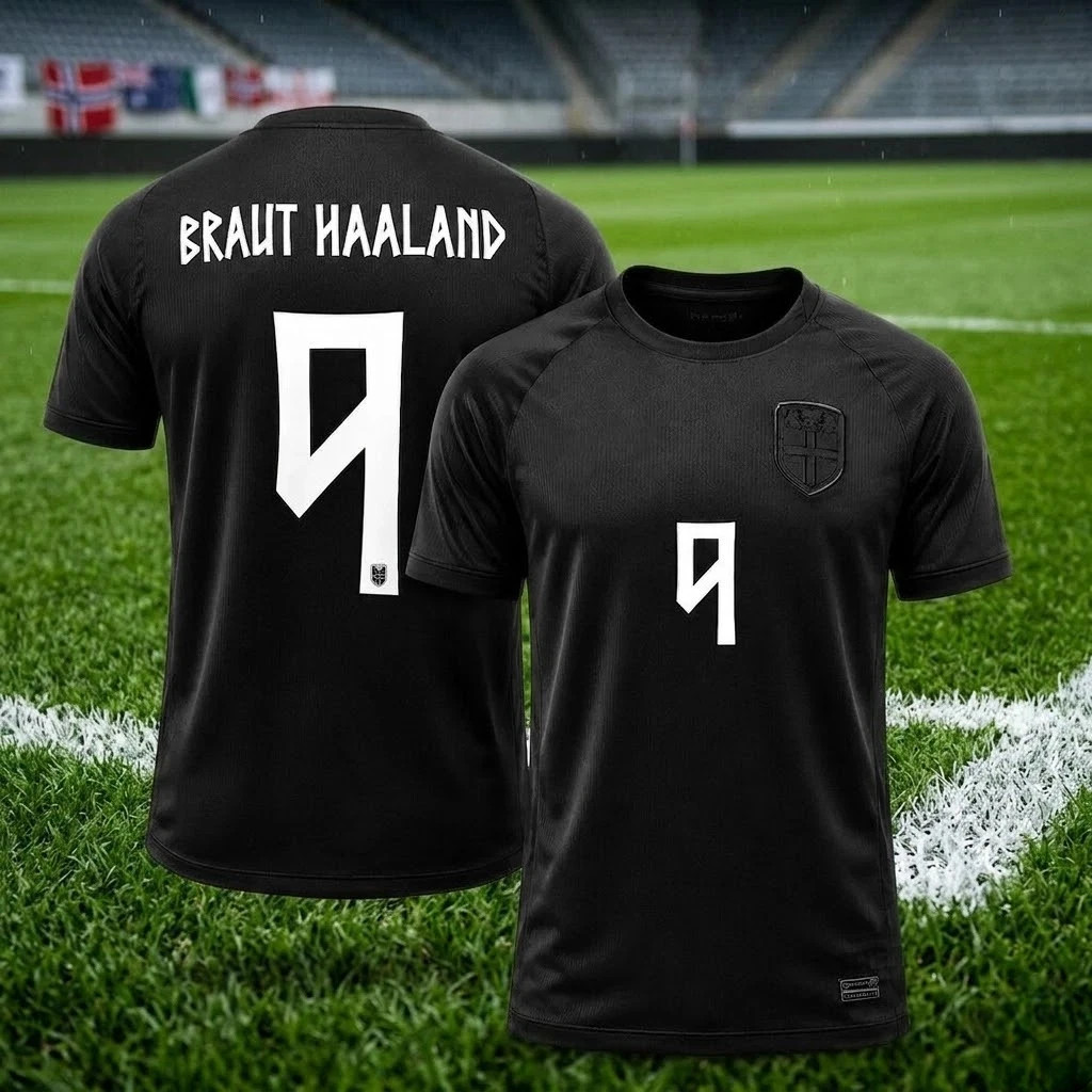 Custom Name – Braut Haaland Norway 2026 WC Home Jersey Soccer – All Size