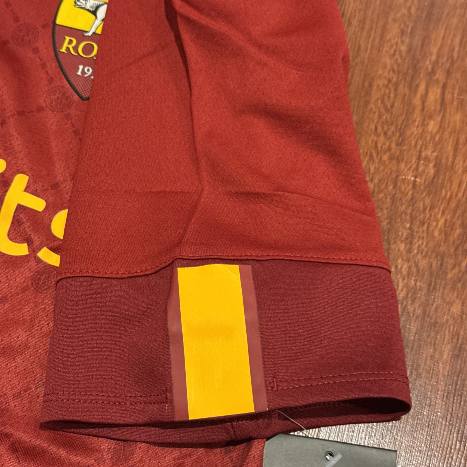 2022-23 Mens New Balance AS Roma Home Soccer Jersey Medium M Elite Fit Authentic