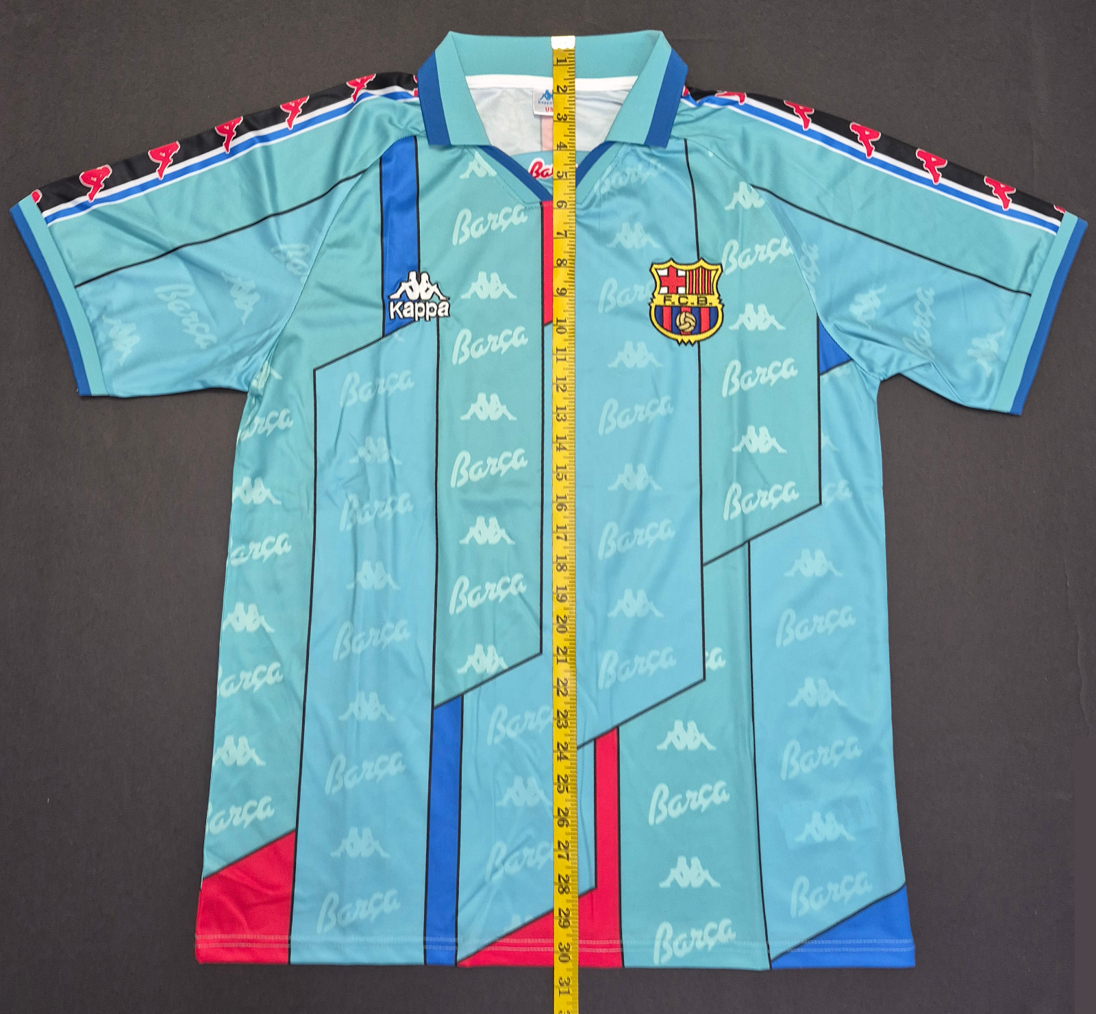 Ronaldo Jersey R9 XL Barcelona 1996/97 Ronaldo Nazario Away Vintage Retro Kit