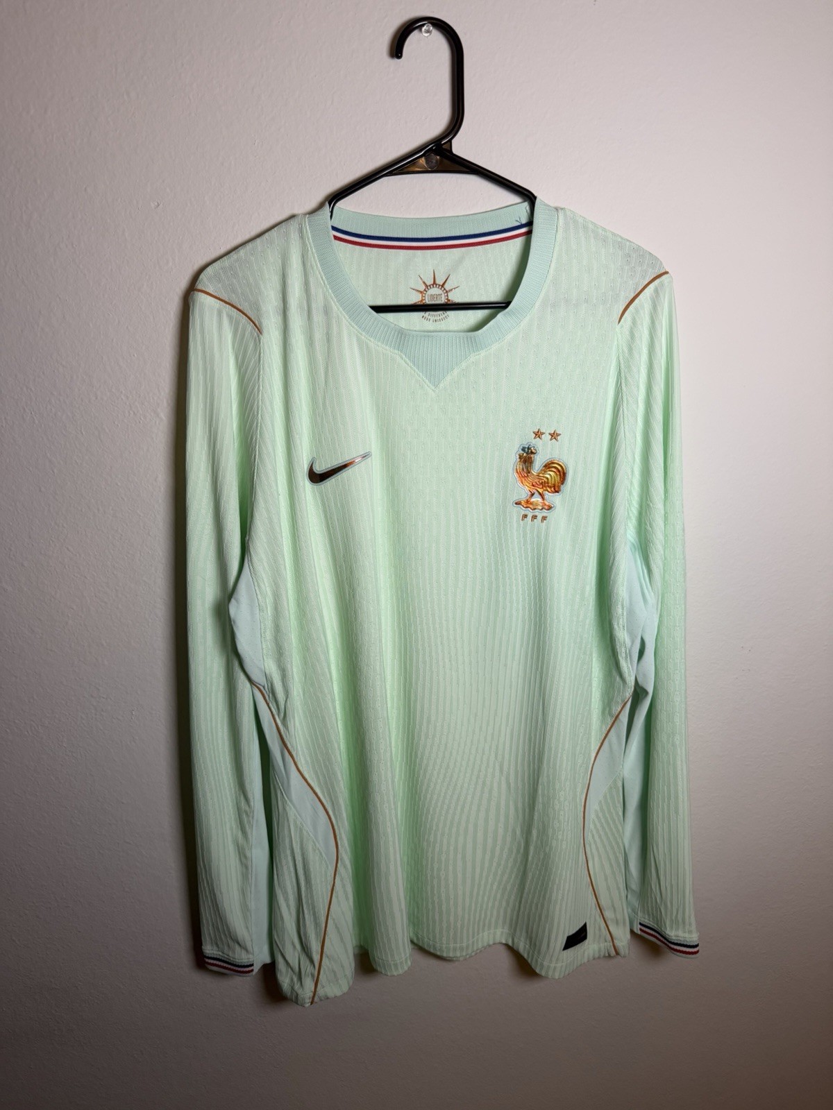 Nike France World Cup 26 Away Long Sleeve Player Issue Aero-Fit Size XL