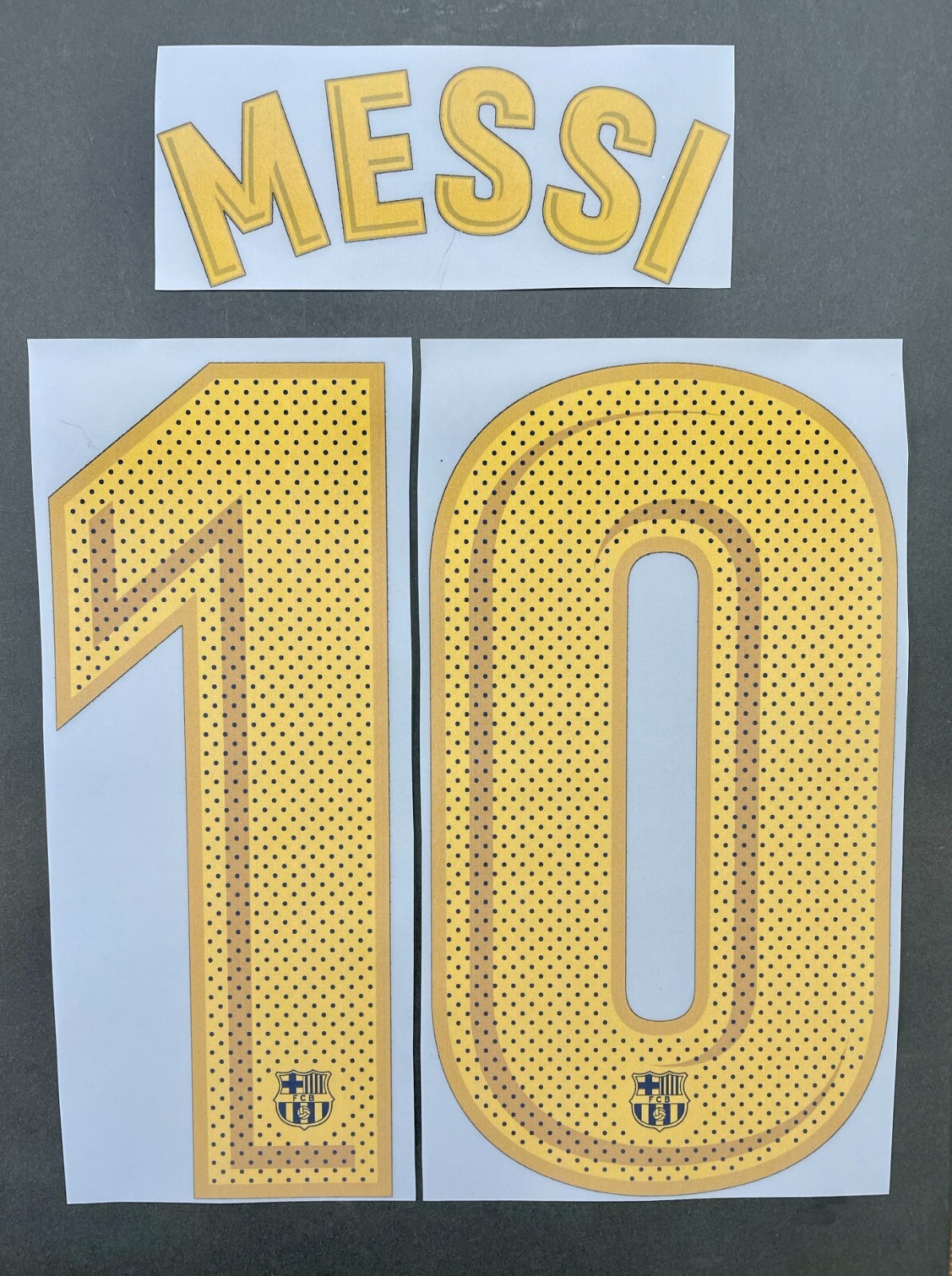 Name&Number Set For Barcelona UEFA Champions League 2017/2018 Home/Away/Third