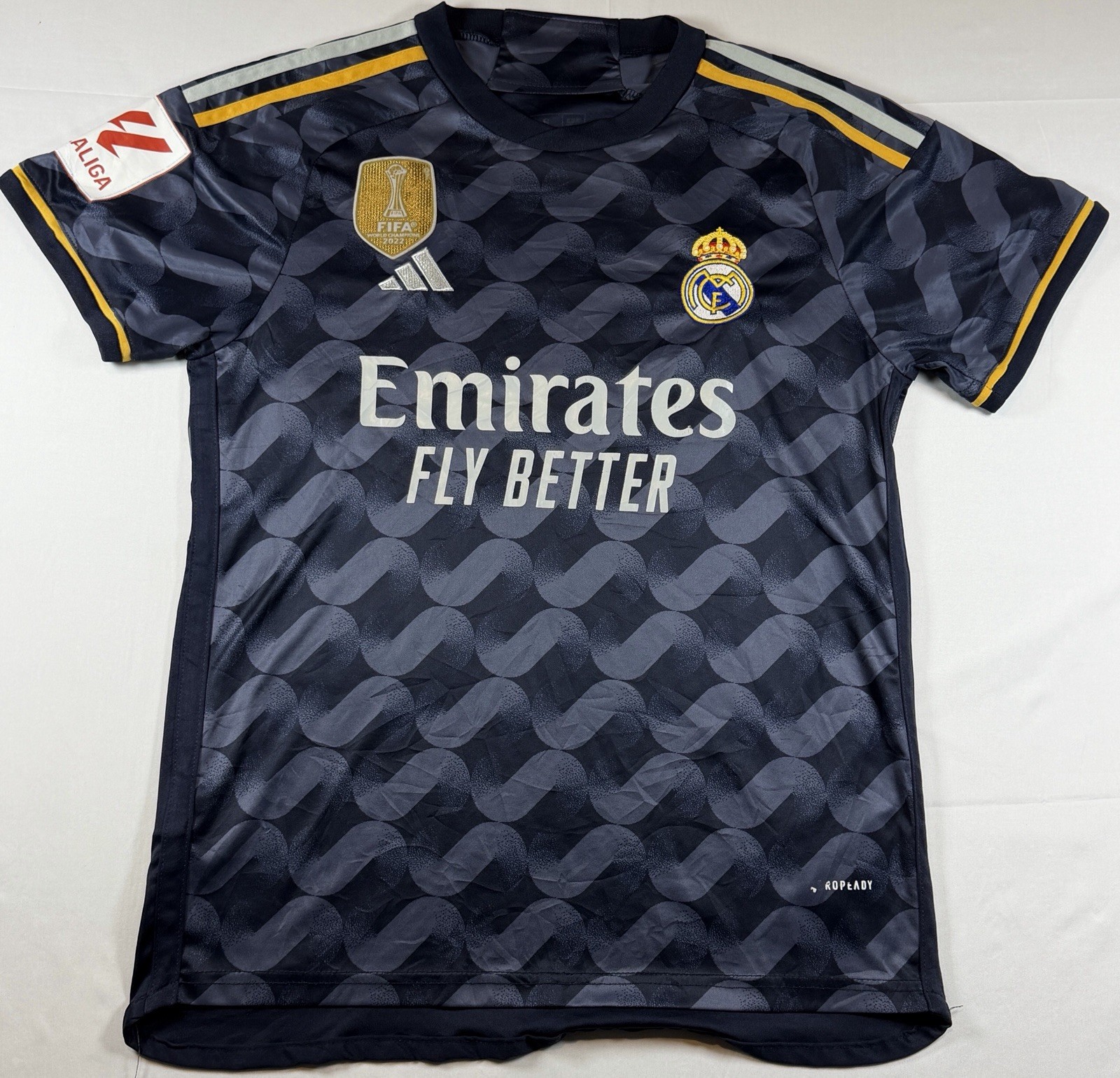 Adidas Real Madrid Bellingham #5 Away Jersey 2023 2024 Men’s Small La Liga