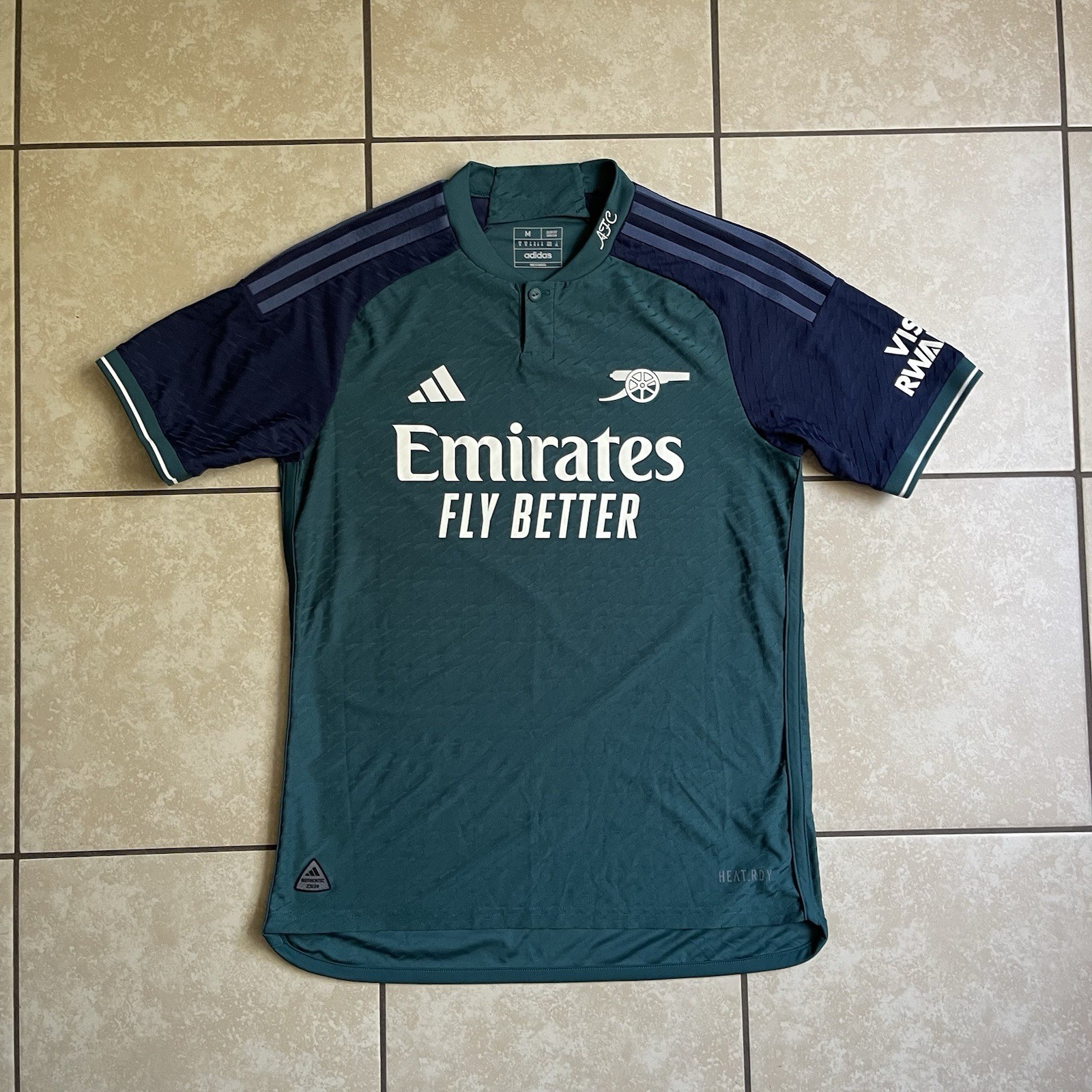 Adidas Arsenal 23/24 Authentic Third Soccer Jersey Heat.RDY Men Medium M IN1603
