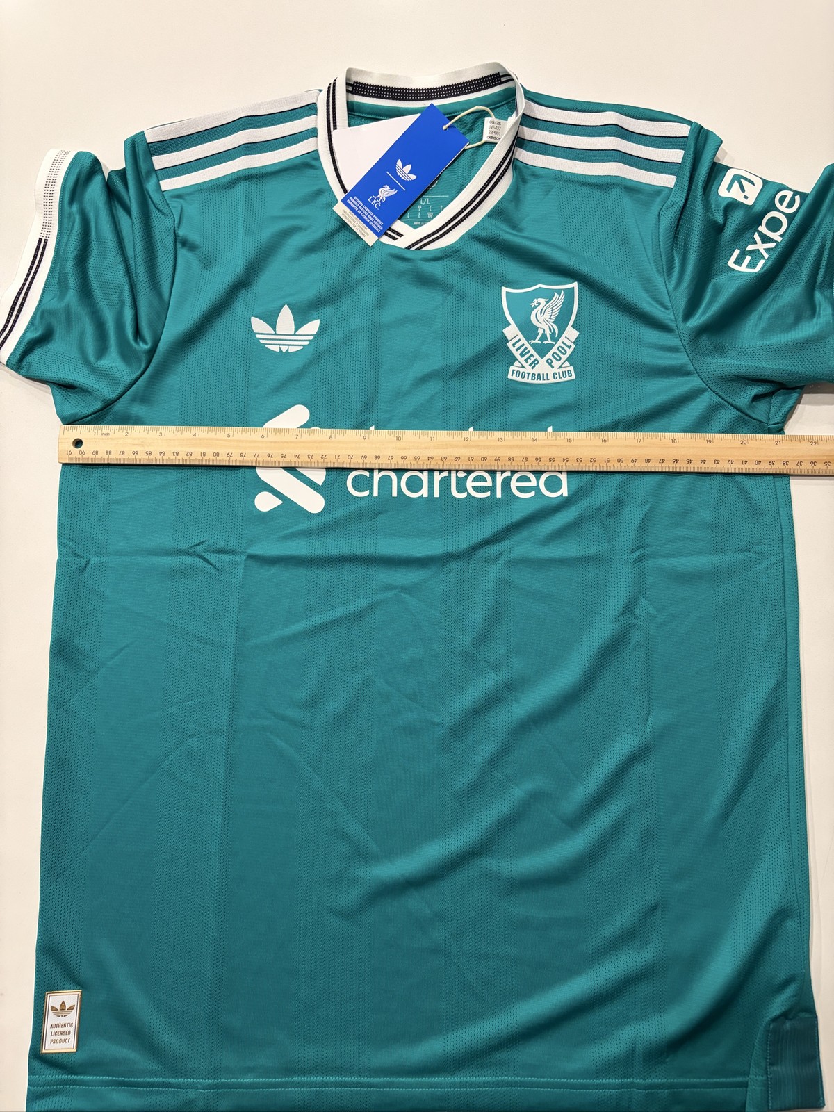 Adidas Liverpool Football Club Soccer Jersey Men’s L Teal Heat.RDY JV6427