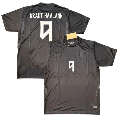 Braut #9 Haaland 2026 Away MEN Jersey Black