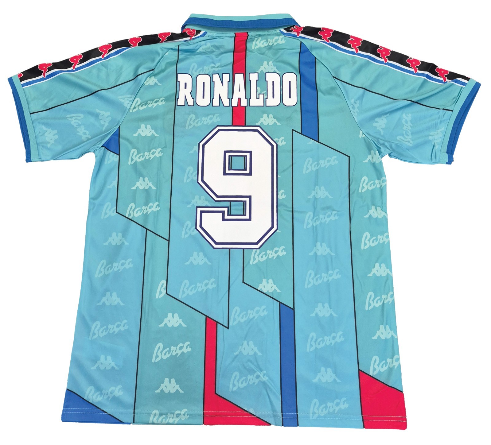 Ronaldo Jersey R9 XL Barcelona 1996/97 Ronaldo Nazario Away Vintage Retro Kit
