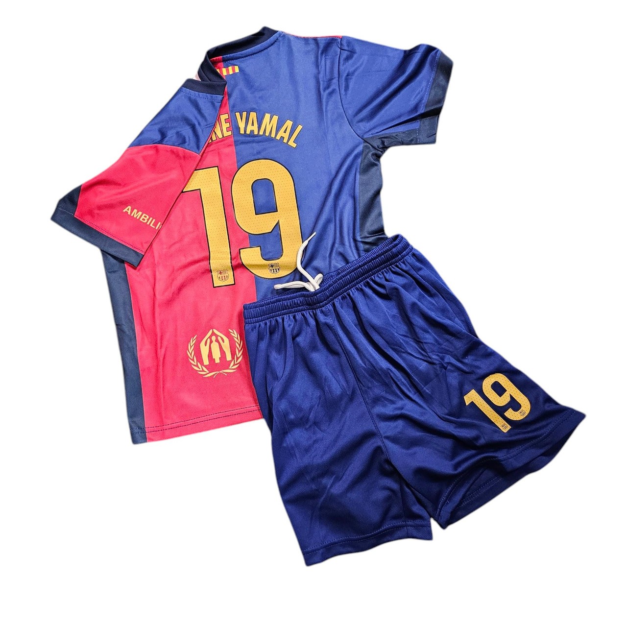 Youth Barca Soccer Kids Jersey Shorts Barcelona Set