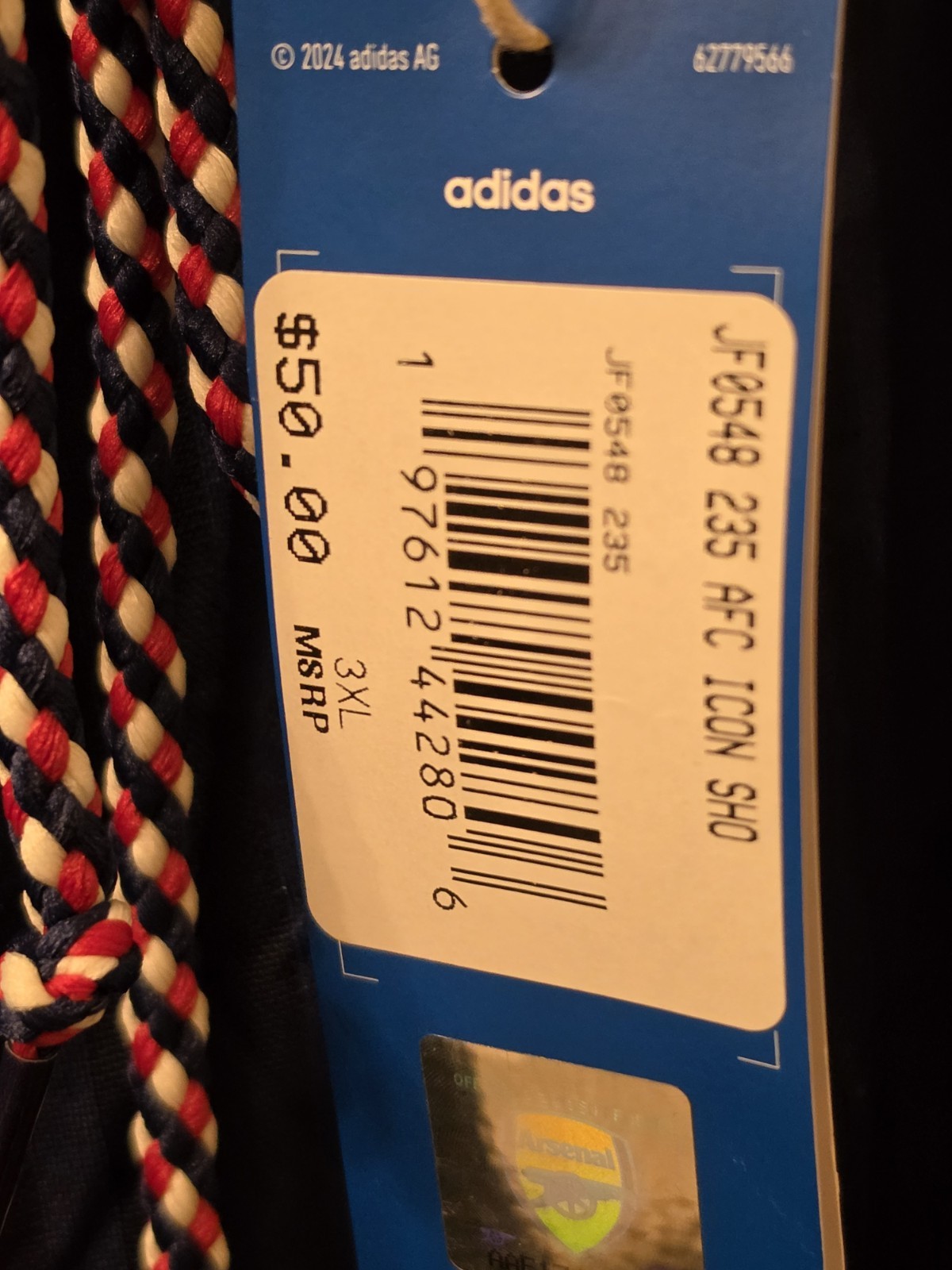 adidasArsenal Terrace Icons Shorts Size 3XL
