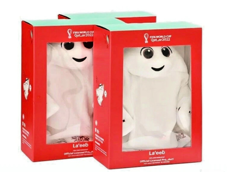 2022 Qatar FIFA World Cup Official Mascot La’eeb 25CM Plush Doll