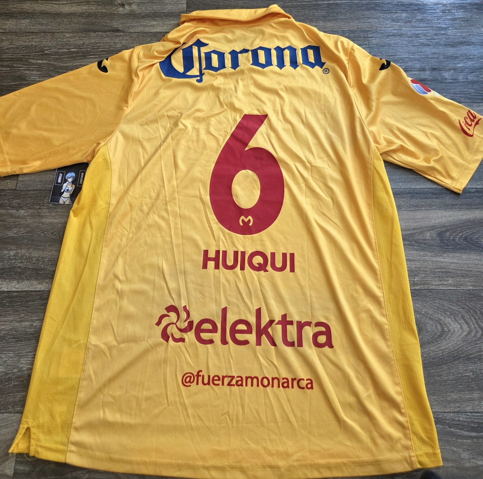 Joma Monarcas Morelia 13/14 Home Joel Huiqui Futbol Soccer Jersey Mens Size XL
