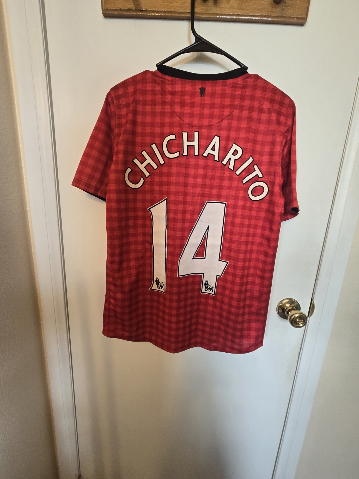 Nike Manchester United Chicharito #14 Dri-FIT Soccer Jersey Women’s XL Red