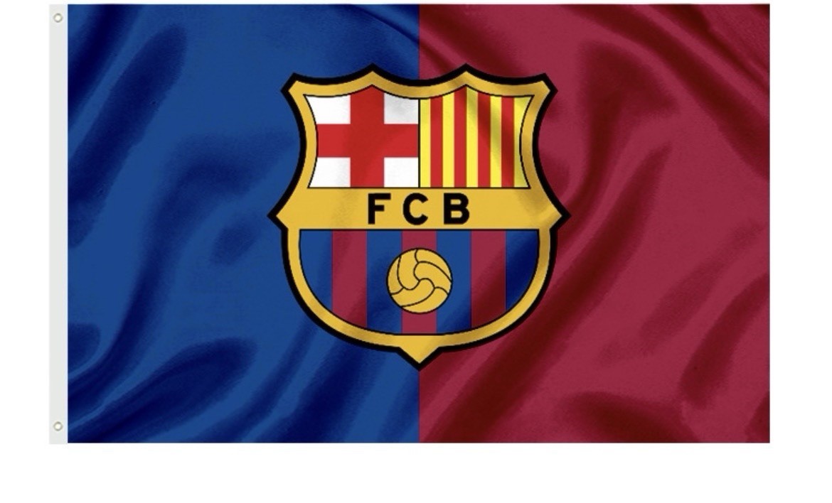 FCB Barcelona 3×5 Banner Flag Barca Spain Soccer