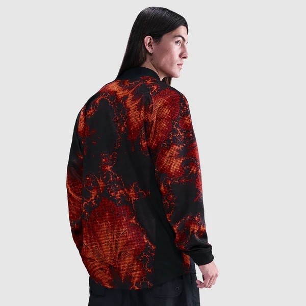 Nike Mens Netherlands Goalkeeper Jersey Shirt Size L Red Orange Black IO0785 010