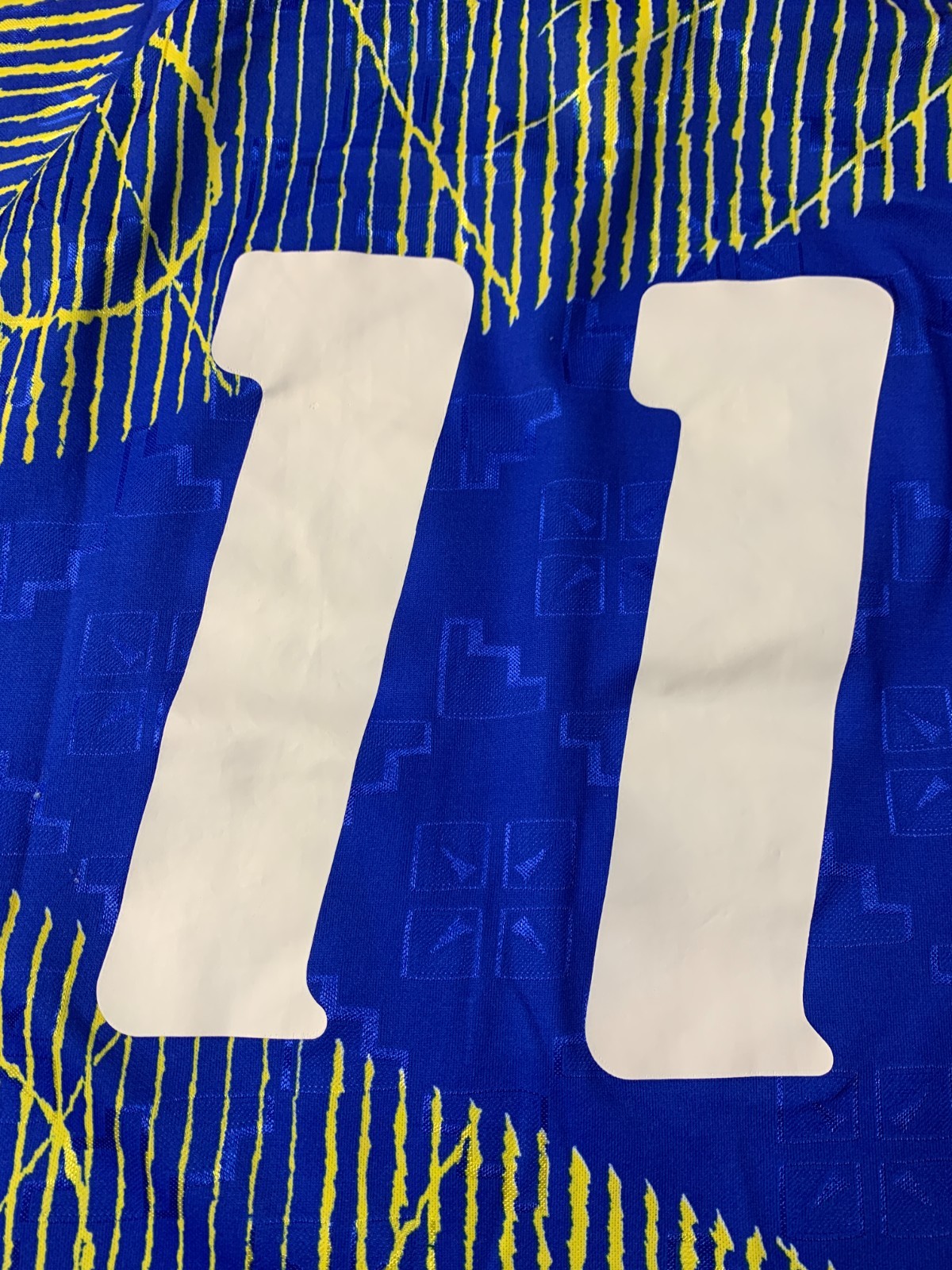 FC LUSITANO # 11 90’S MATCH WORN yes FOOTBALL SHIRT JERSEY HOME SAVAGE SIZE XXL