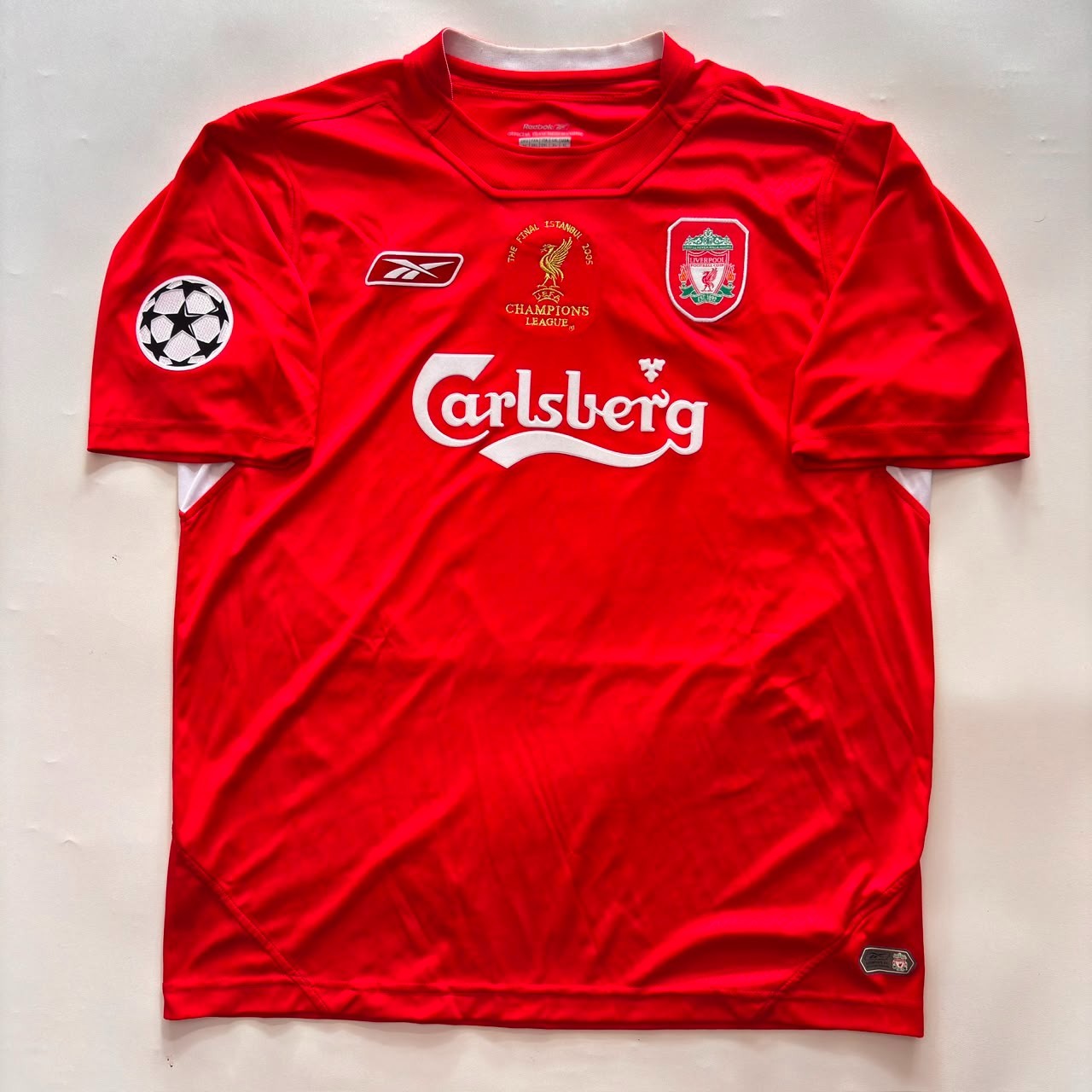 Liverpool Home 2004-05 ( XL ) Champions League Winner Gerrard #8