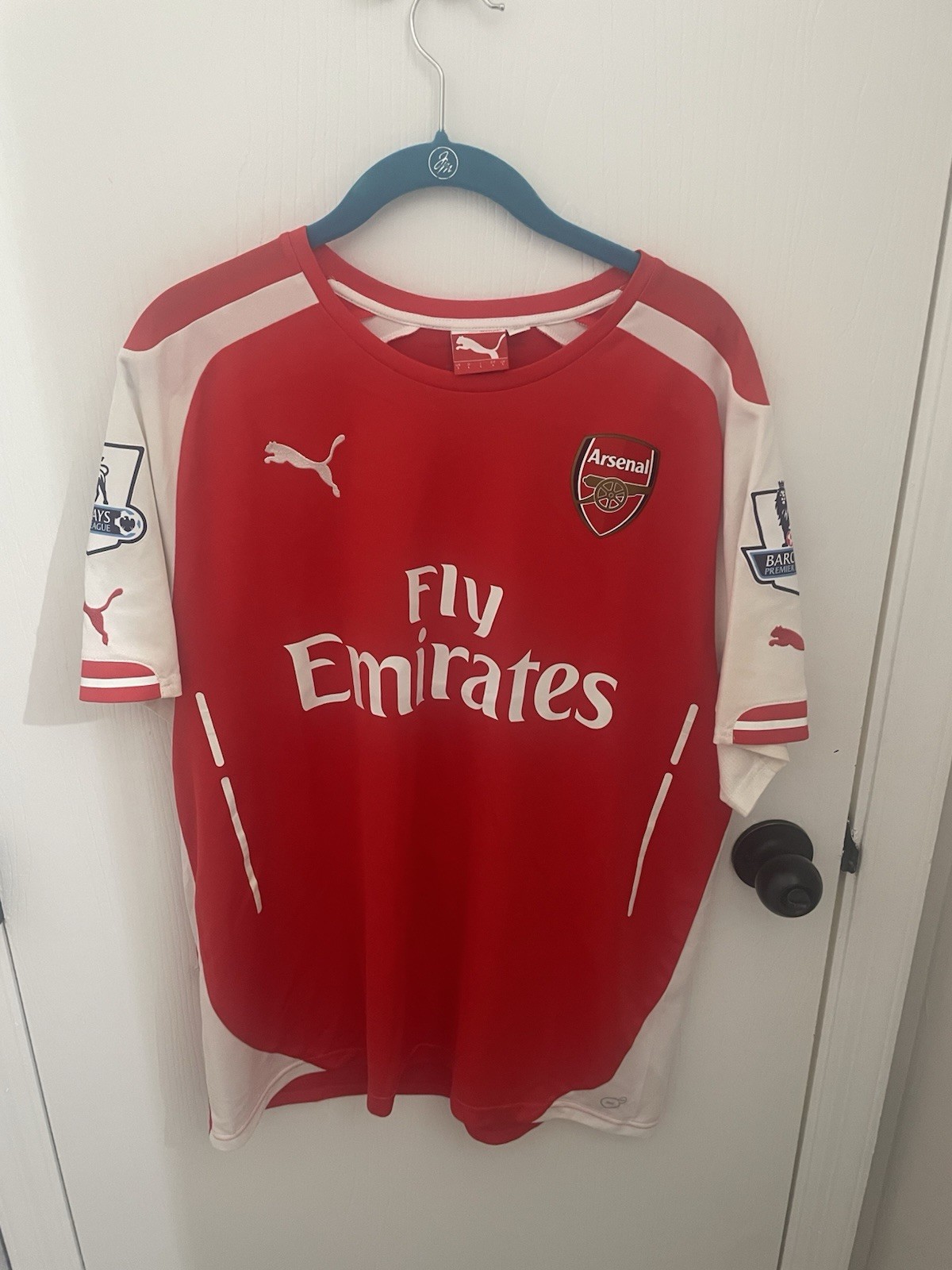 Arsenal Alexis Sanchez #17 2014/15 Home Jersey Size Men’s Large
