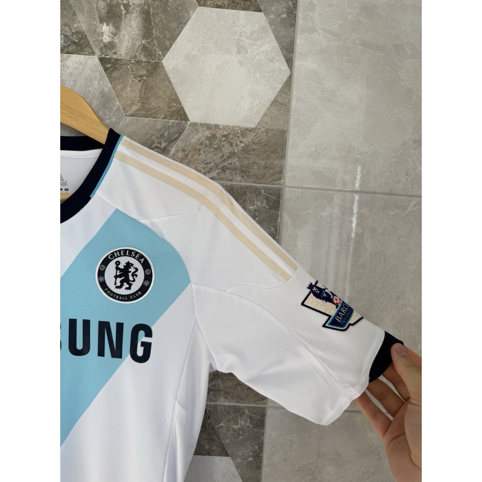 Chelsea #8 Lampard 2012 2013 Away Football Shirt Soccer Jersey size S Mens