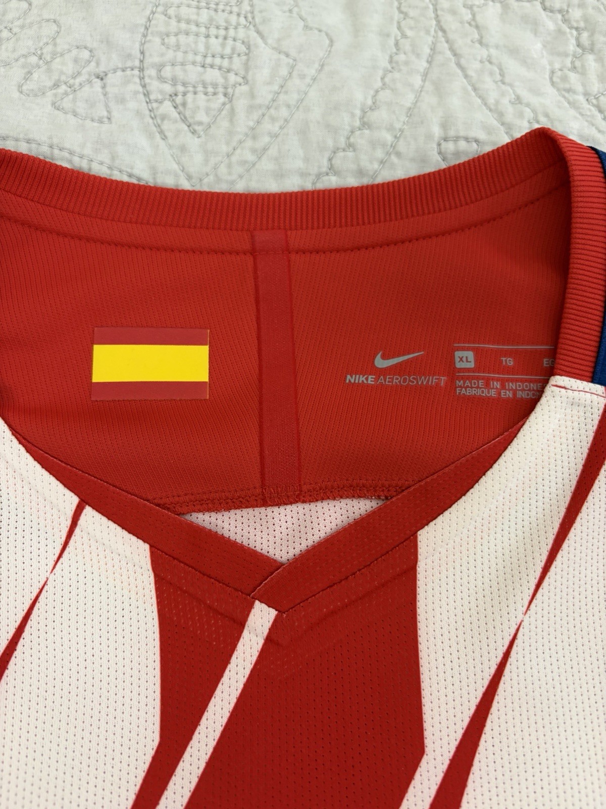 Nike Atletico Madrid 2017-18 Home Antoine Griezmann Long Sleeve Player Issue XL