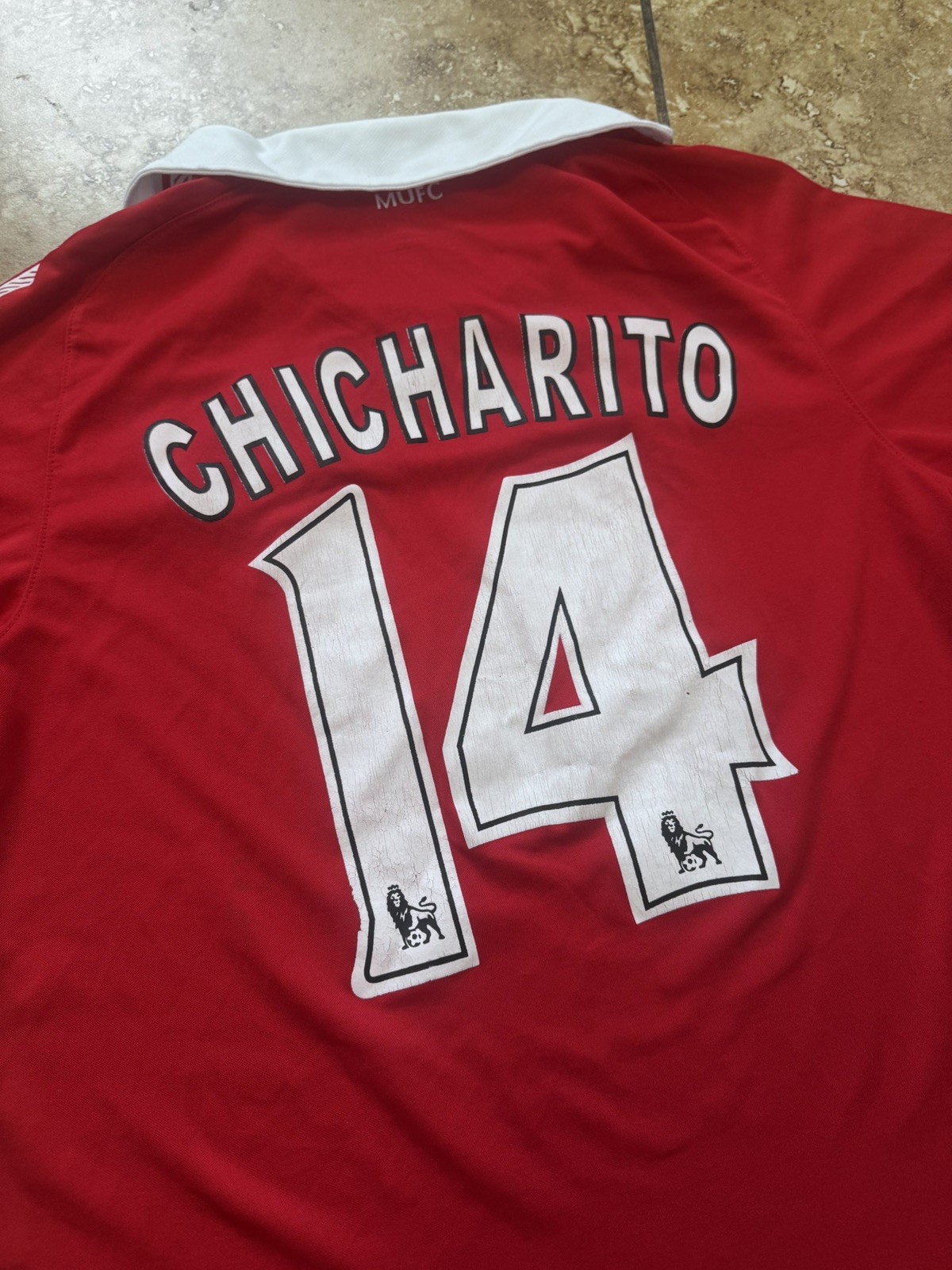 Nike Chicharito #14 Manchester United Jersey Youth Size Large Soccer Jersey Mex