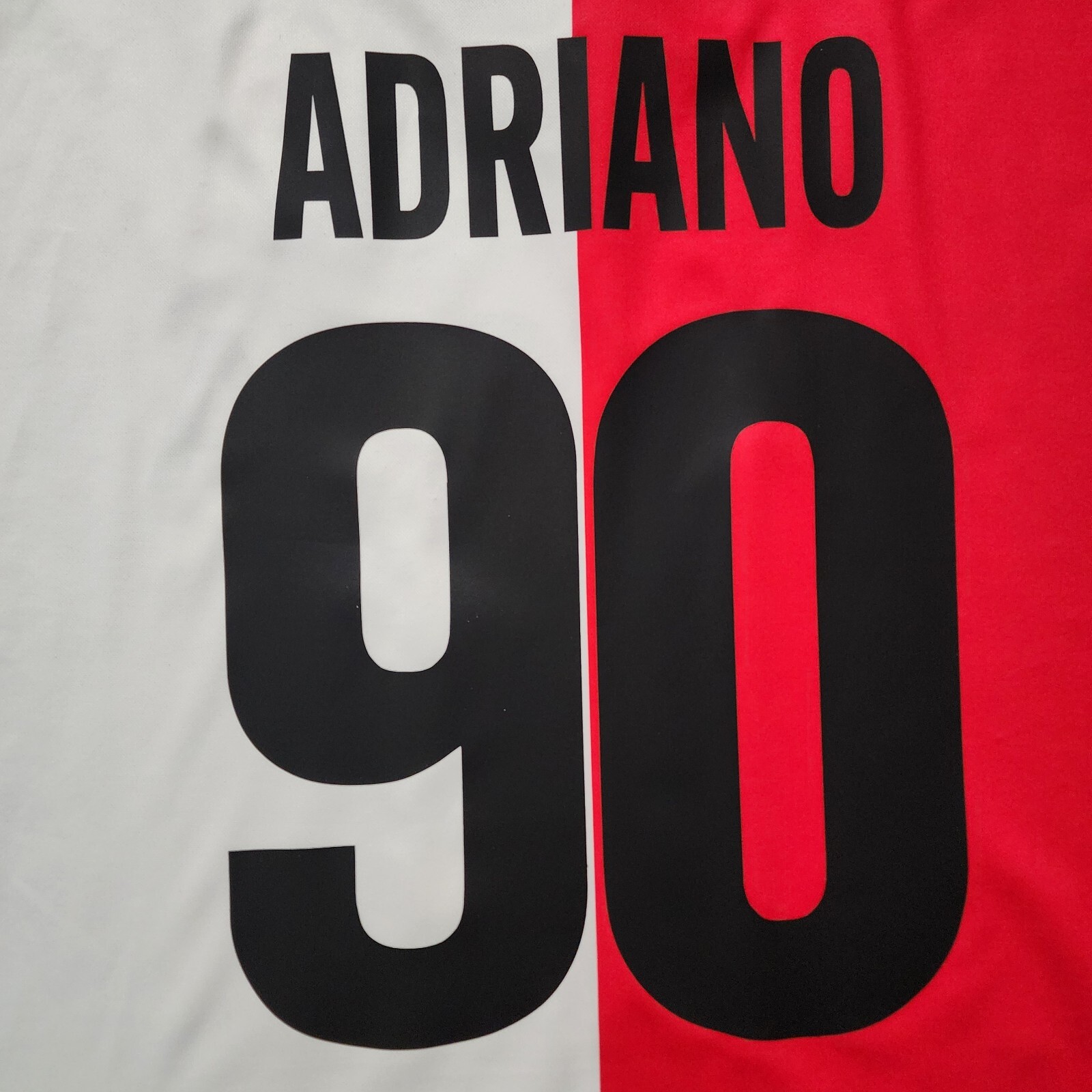 2002 Mizuno Fiorentina Third Soccer Jersey Adriano Men XL Brazil Italy Milan