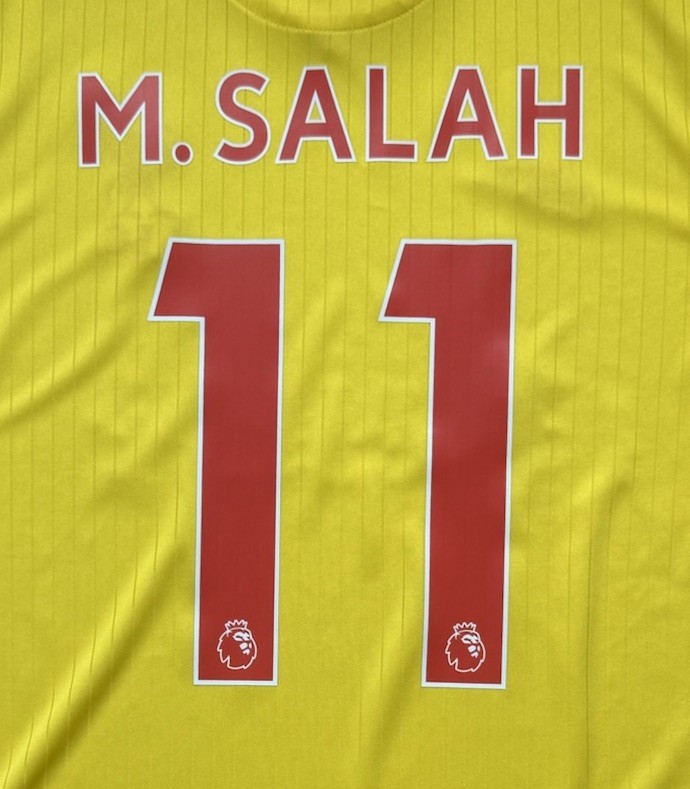2021/22 Liverpool Third Jersey #11 Mohamed Salah Medium Nike Soccer Football Kit