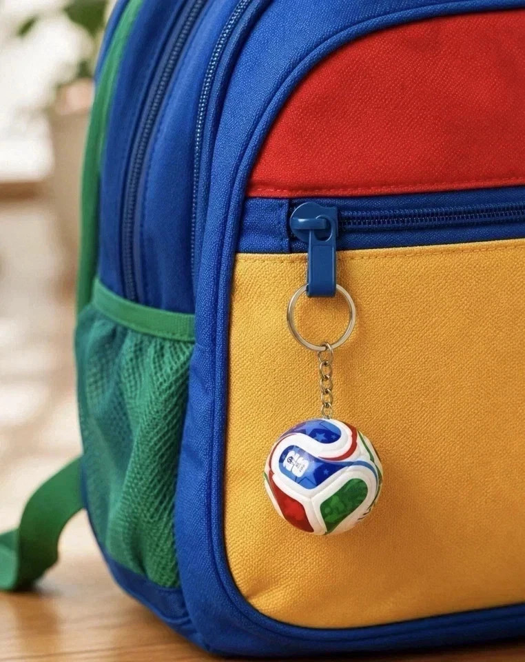 FIFA 2026 World Cup Mini Soccer Ball Keychain – FIFA Trionda – 1.5” Firm