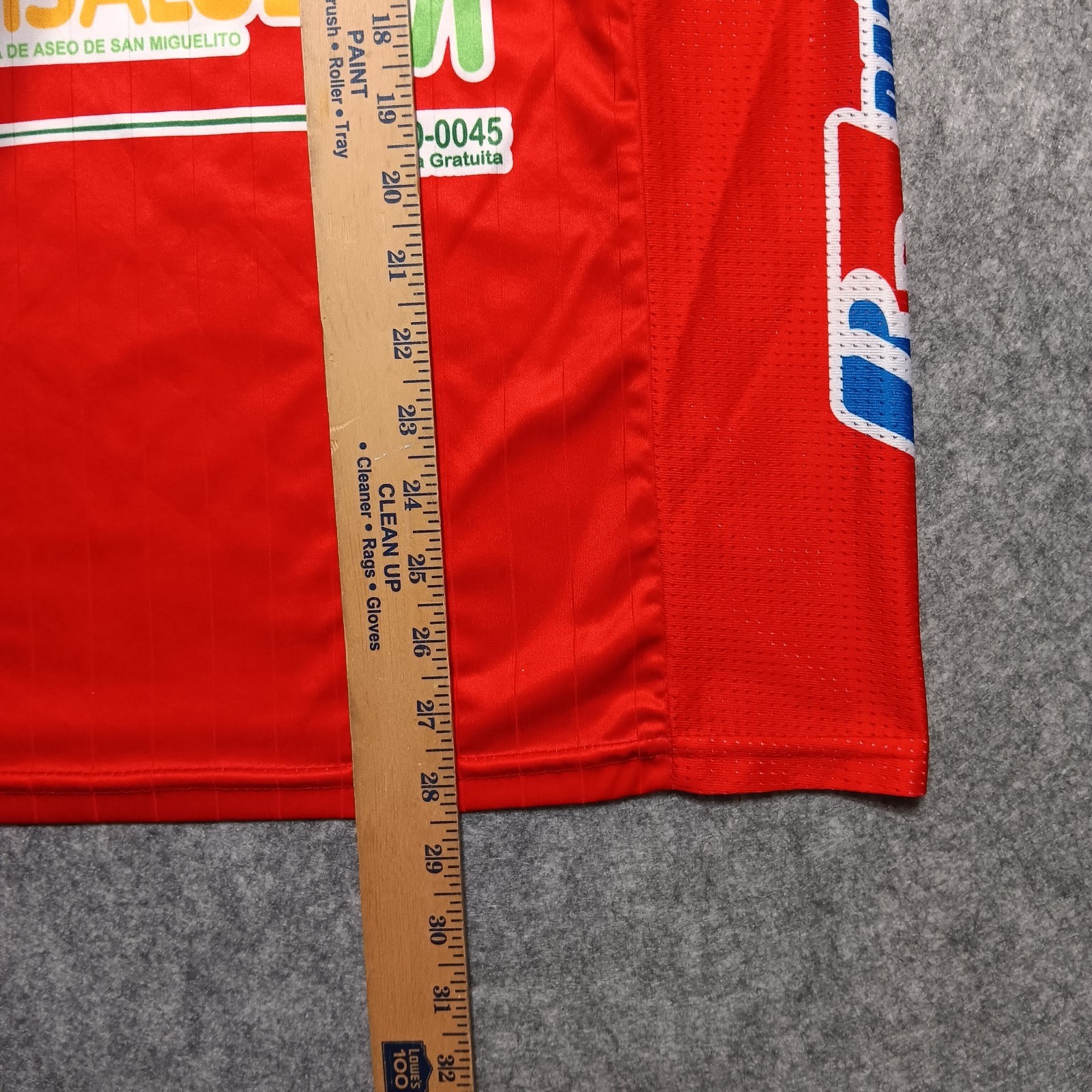Keuka Futbol Soccer Jersey Shirt Mens Large Red