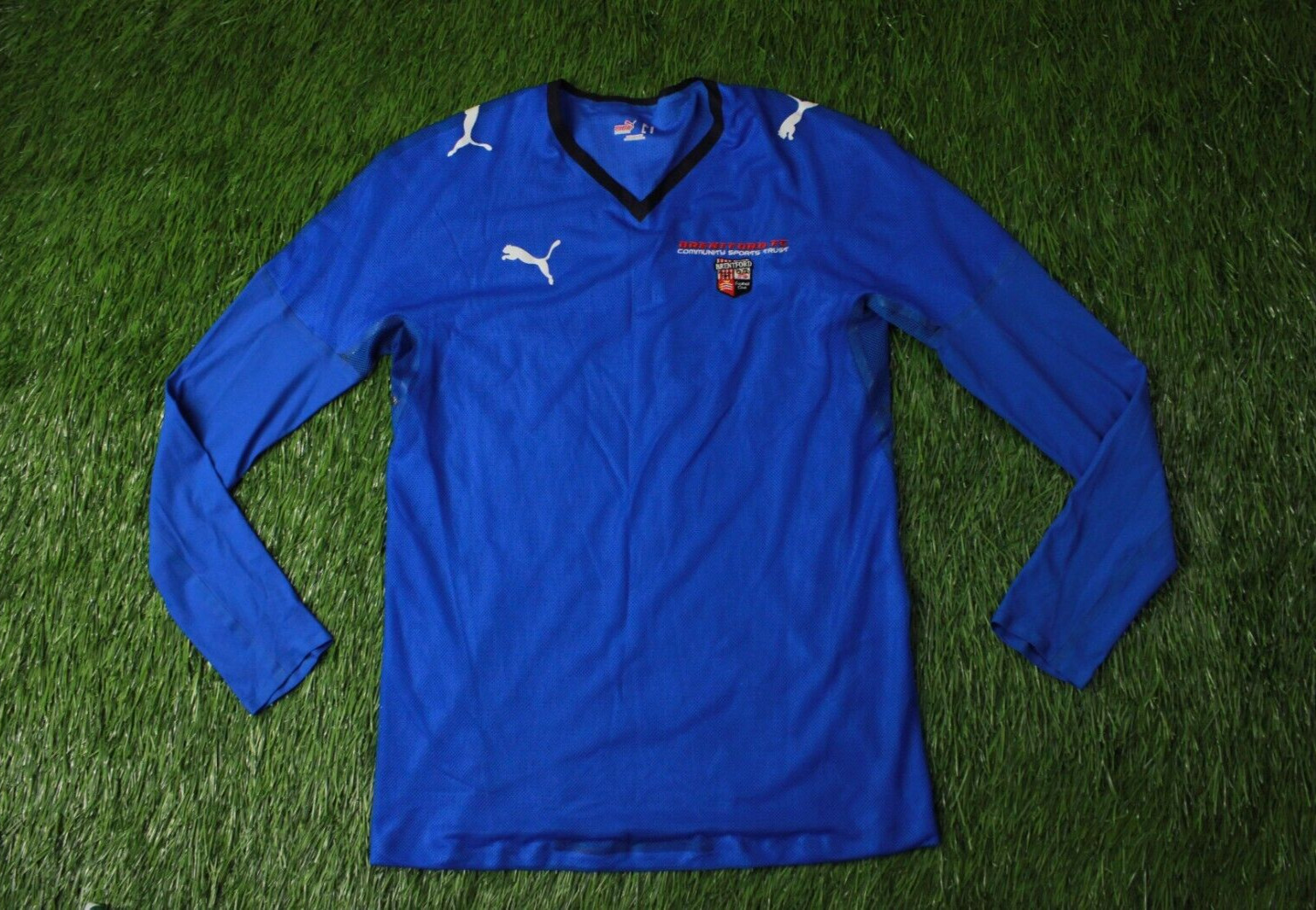 BRENTFORD #13 2008/2009 U-21 MATCH WORN YES FOOTBALL SHIRT JERSEY AWAY PUMA