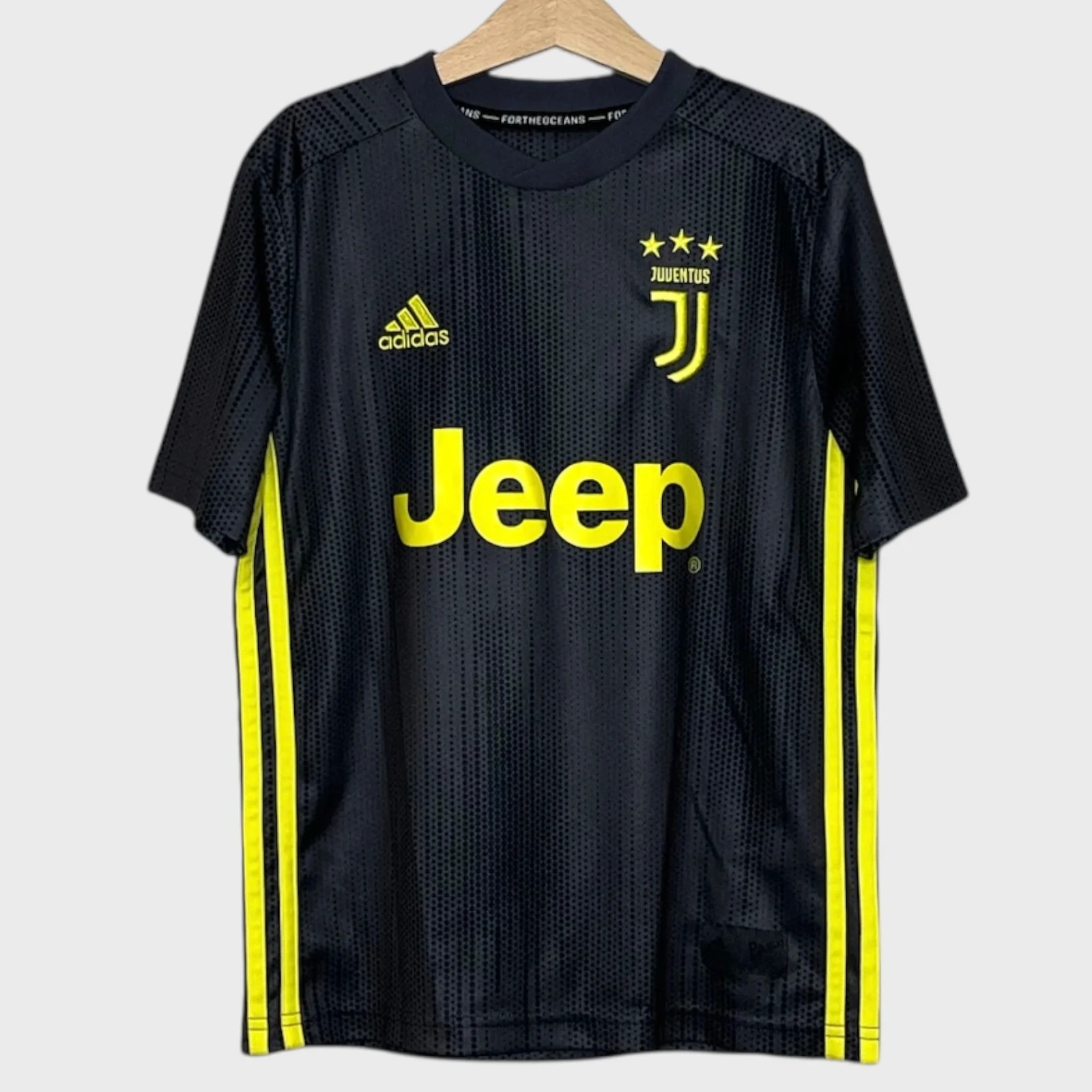 adidas Juventus 2018/19 Gray Third Soccer Football Jersey Shirt Youth Small YS
